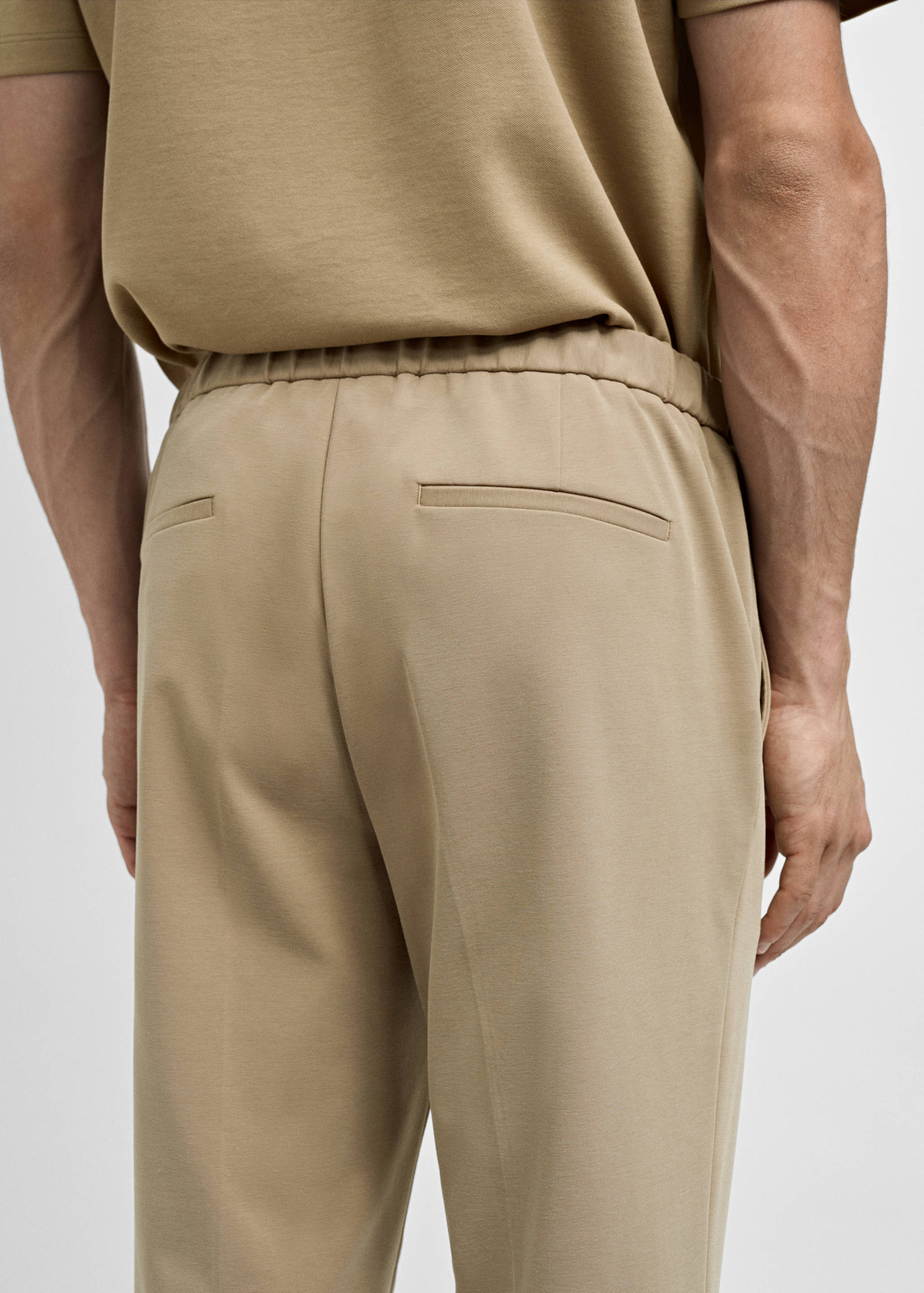 Pantalón traje slim fit algodón - Detalle del artículo 6