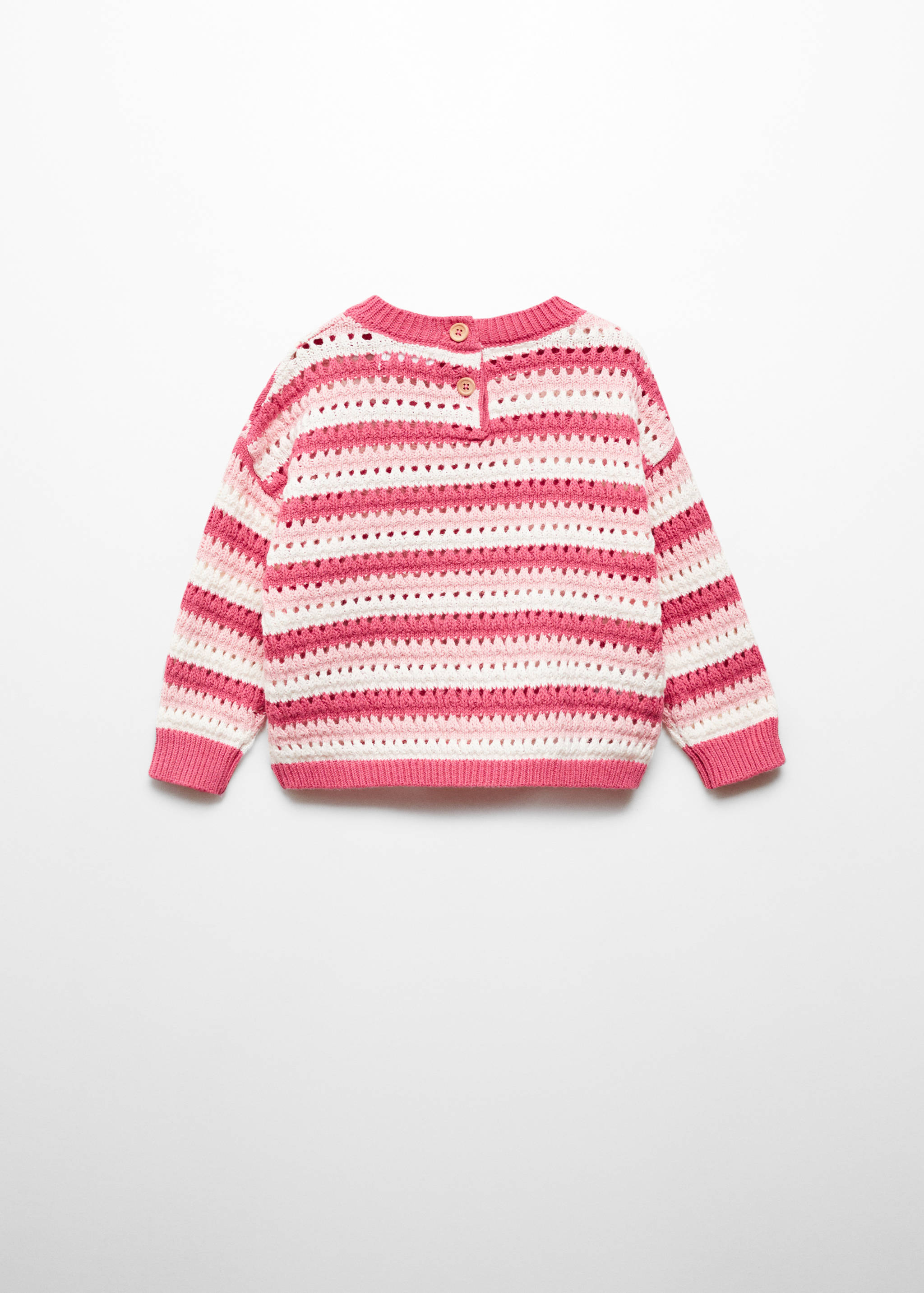 Pull en maille ajourée - Verso de l’article