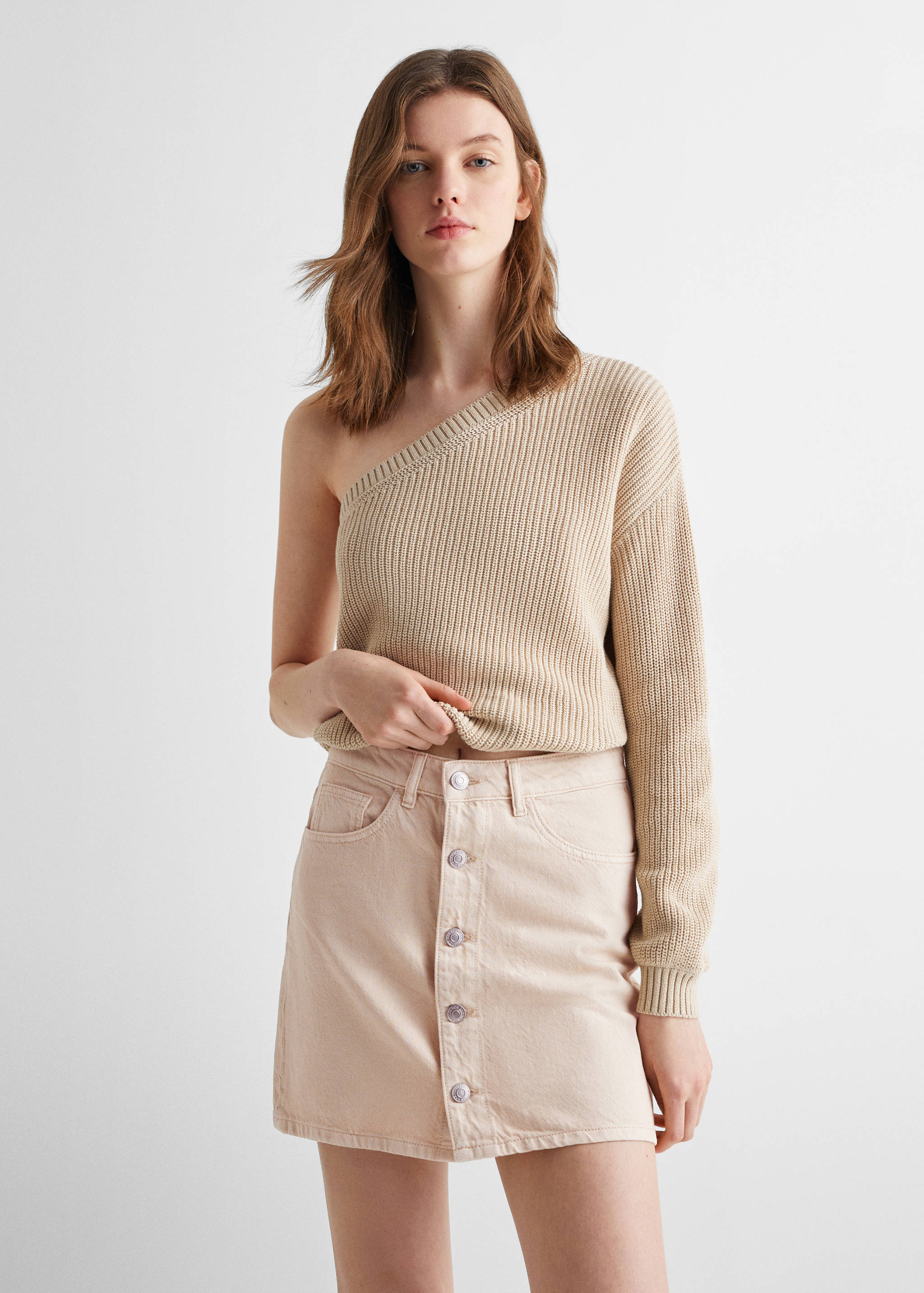 Button skirt - Medium plane