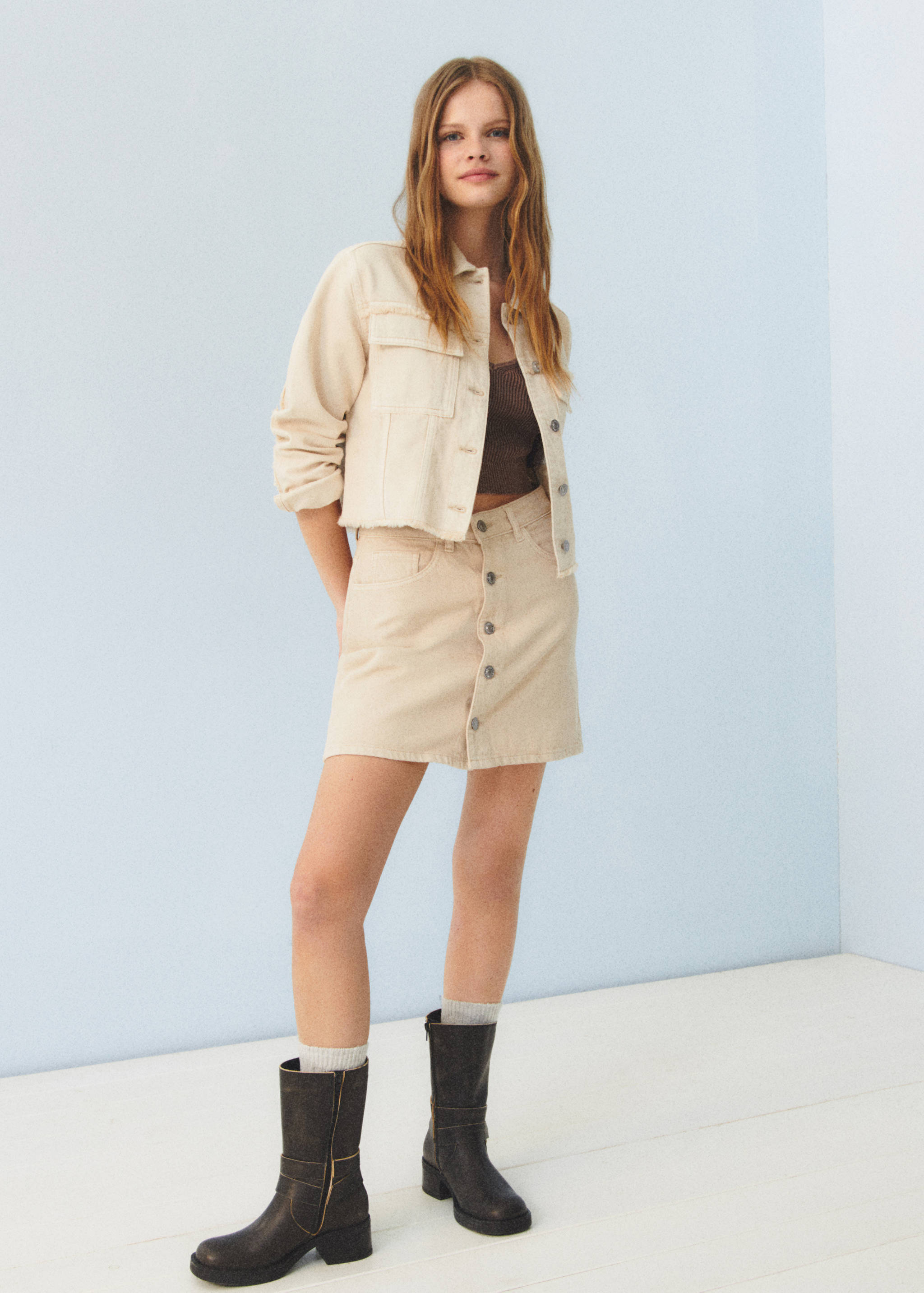 Button skirt - Details of the article 3