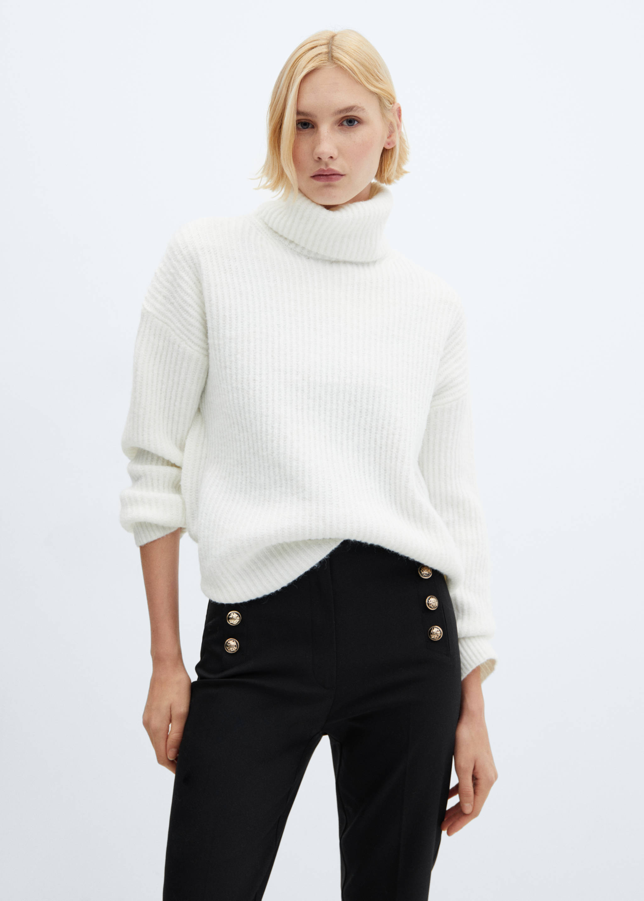 Cropped broek met knopen - Detail van het artikel 1