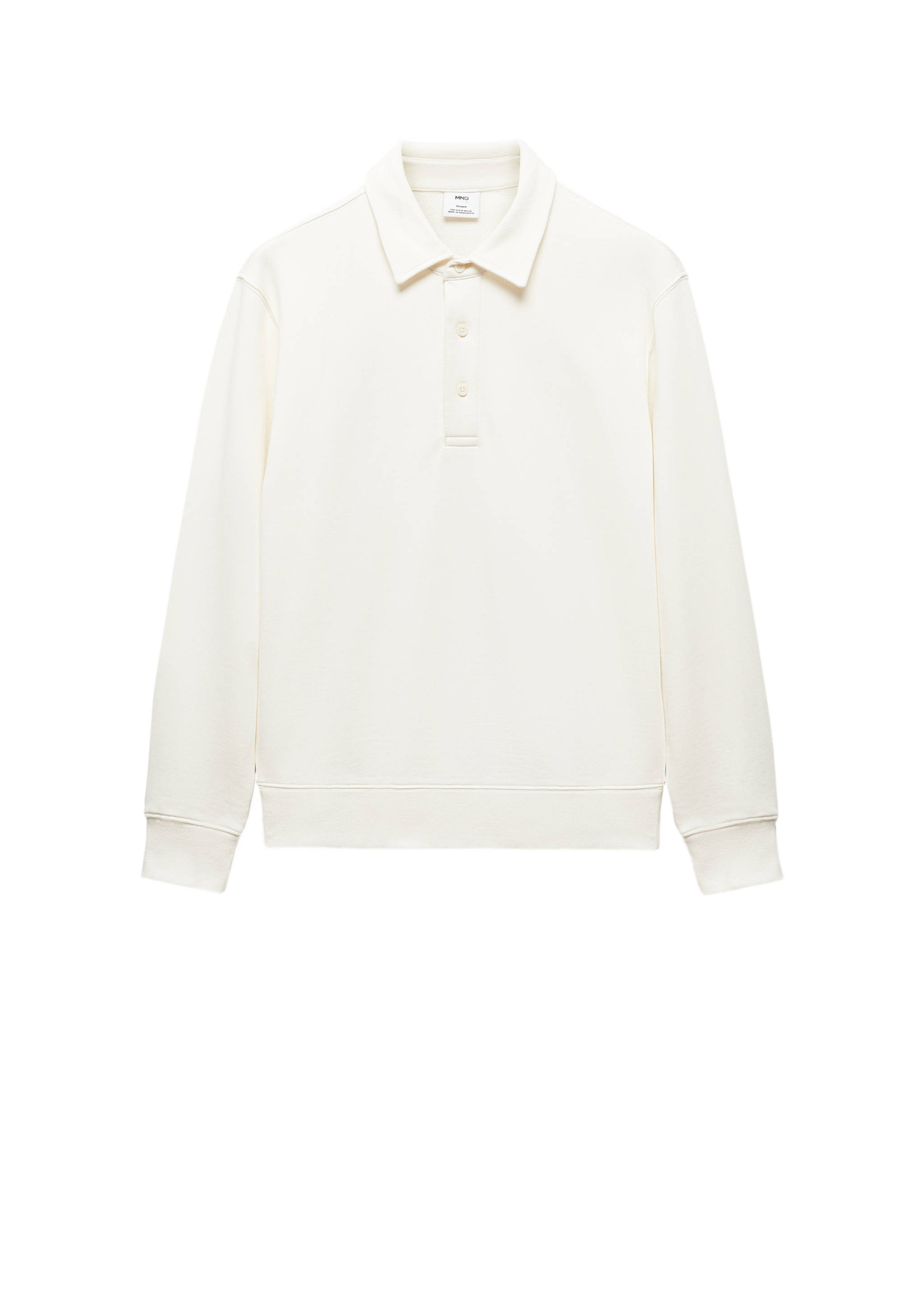 Cotton polo sweatshirt - Details of the article 9