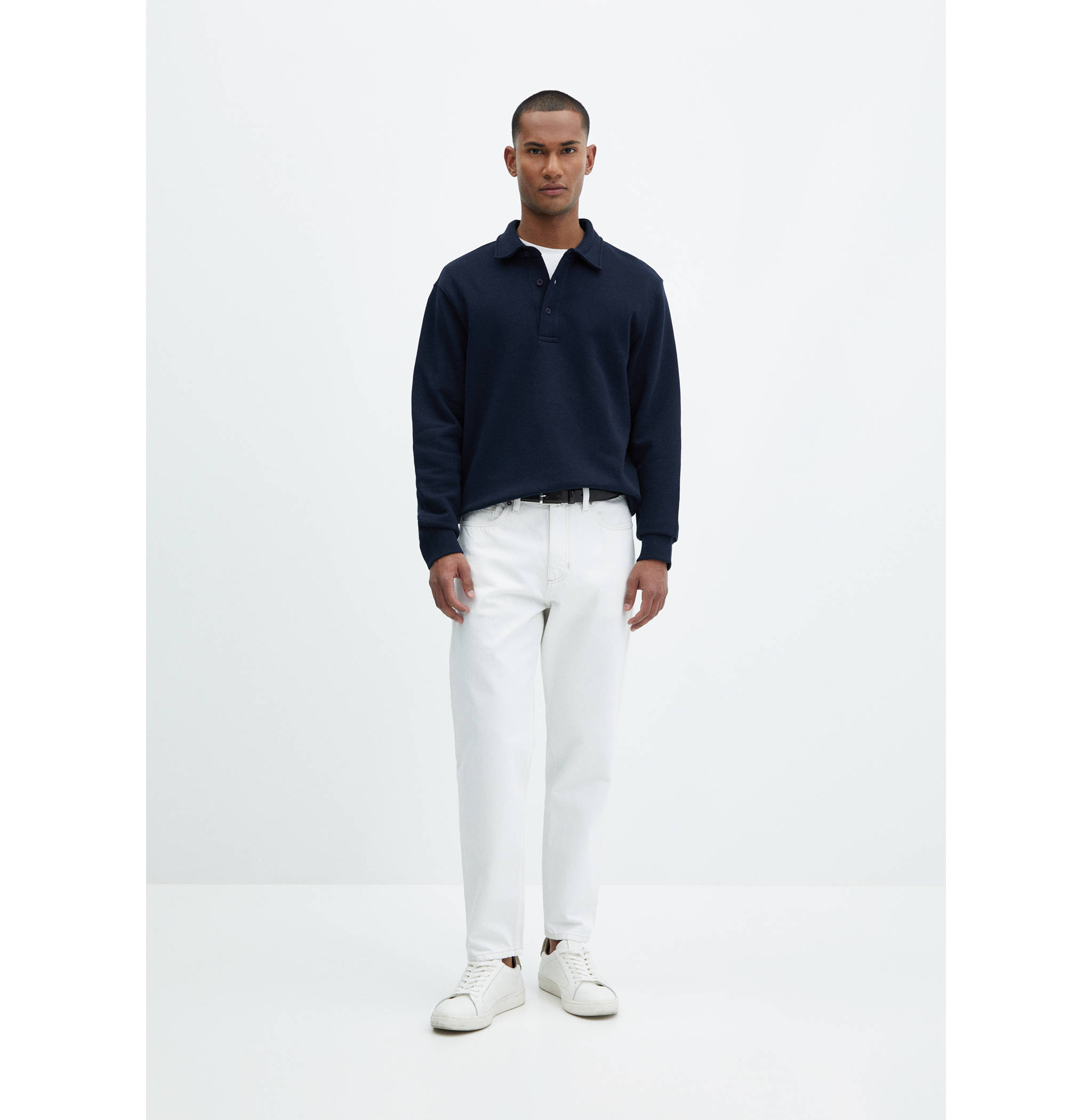 Cotton polo sweatshirt - General plane