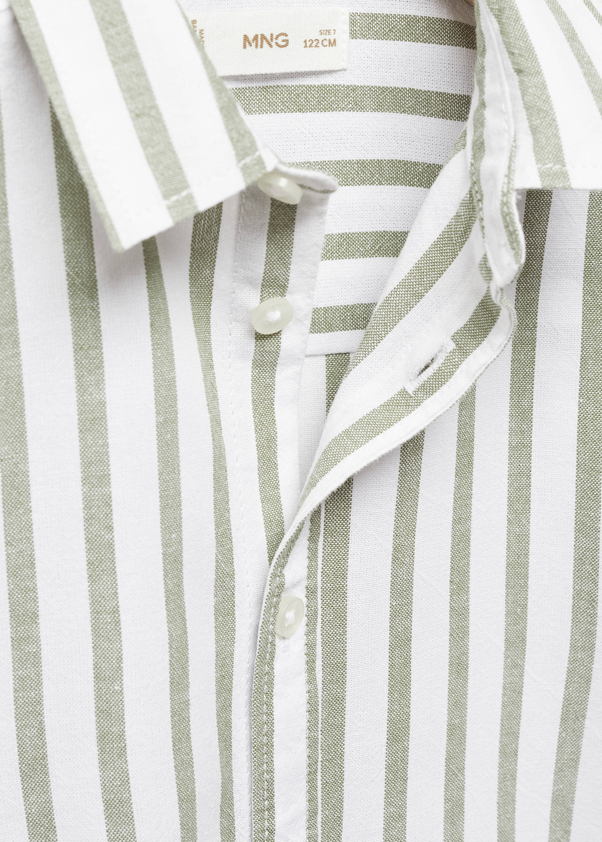 Striped slim-fit shirt - Details of the article 8