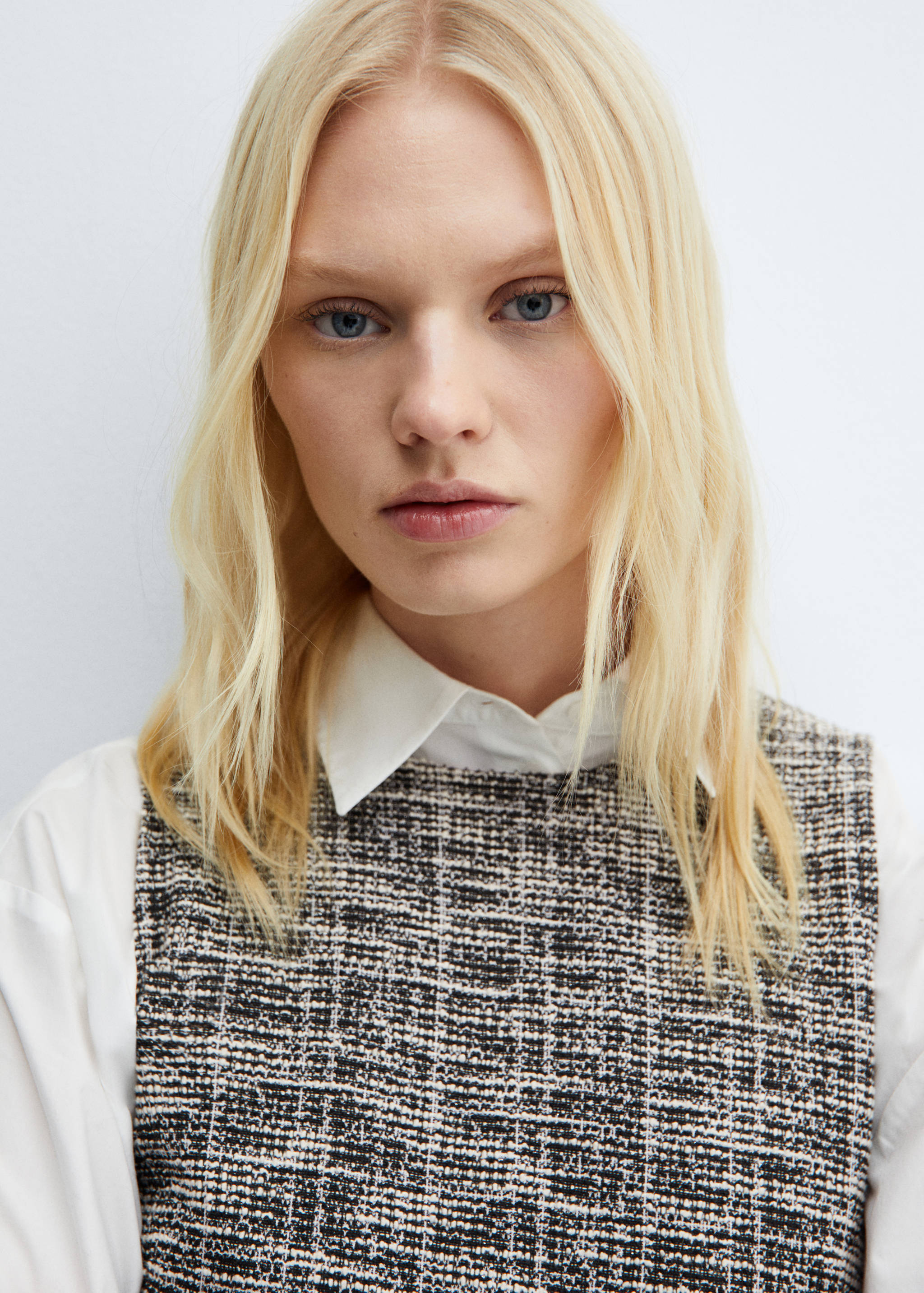 Marbled tweed jumpsuit - Details of the article 1