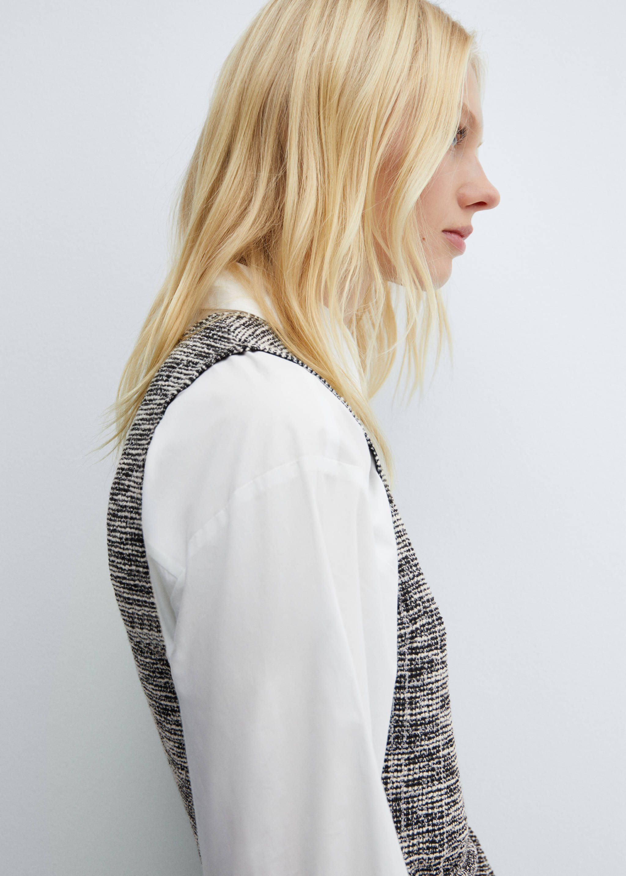 Marbled tweed jumpsuit - Details of the article 6