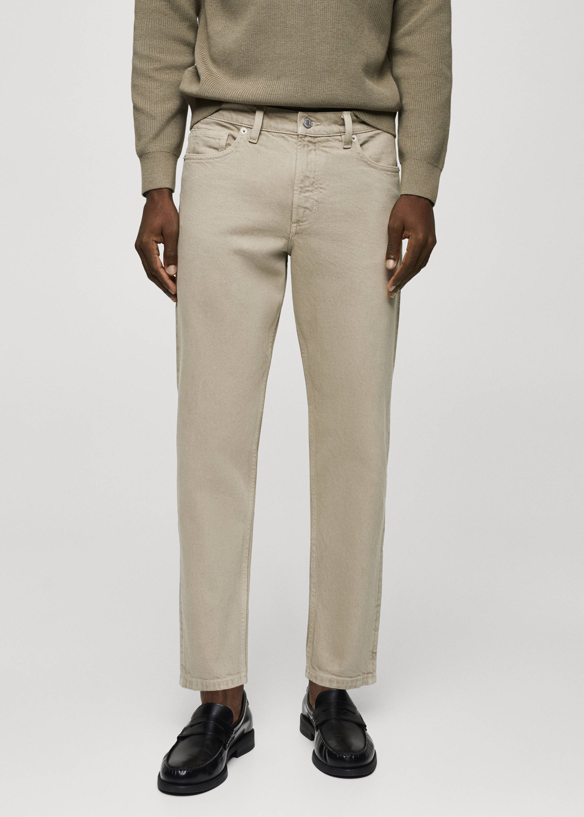 Tapered-fit jeans - Medium plane