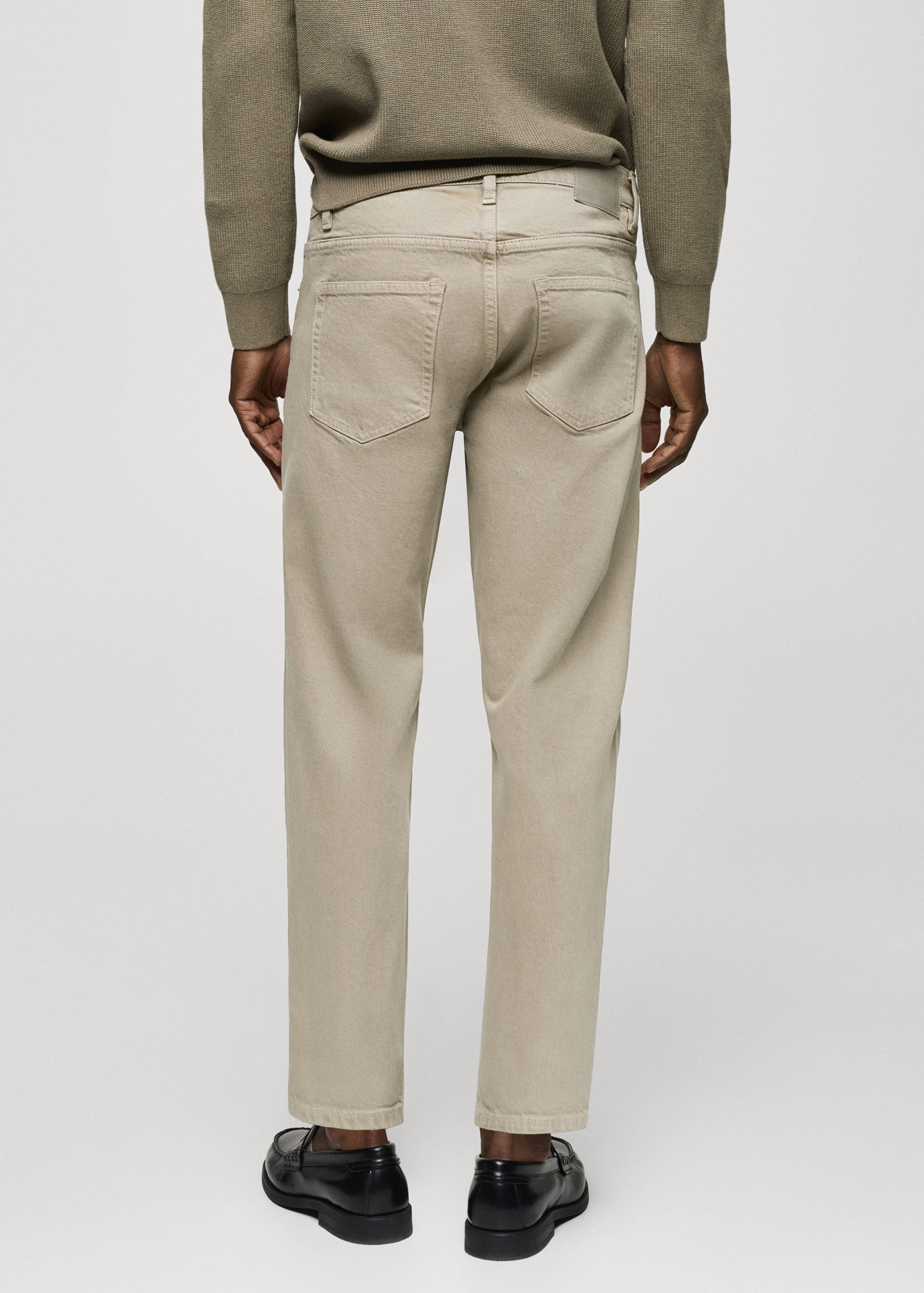 Tapered-fit jeans - Reverse of the article