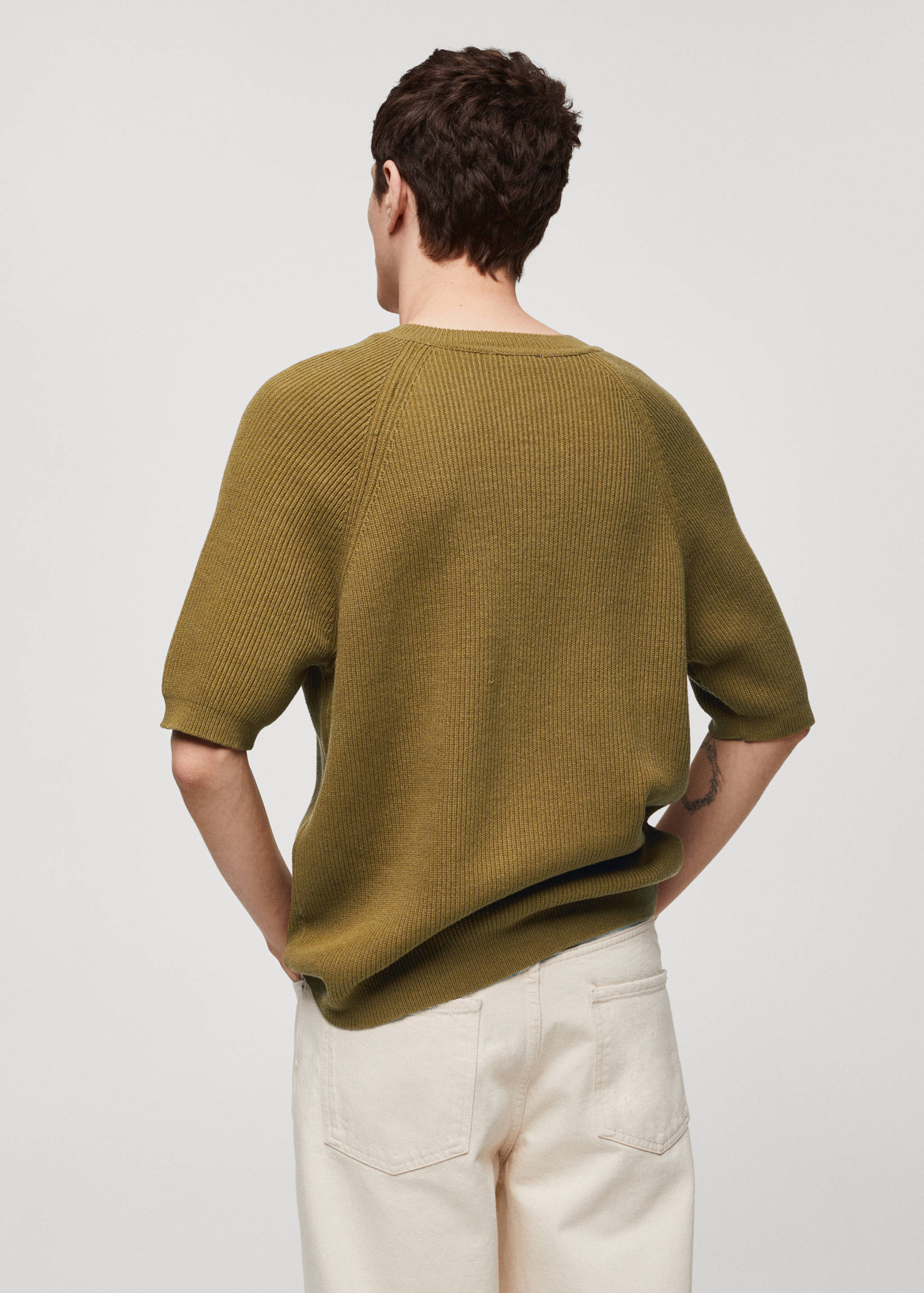 Pull-over maille relaxed-fit - Verso de l’article