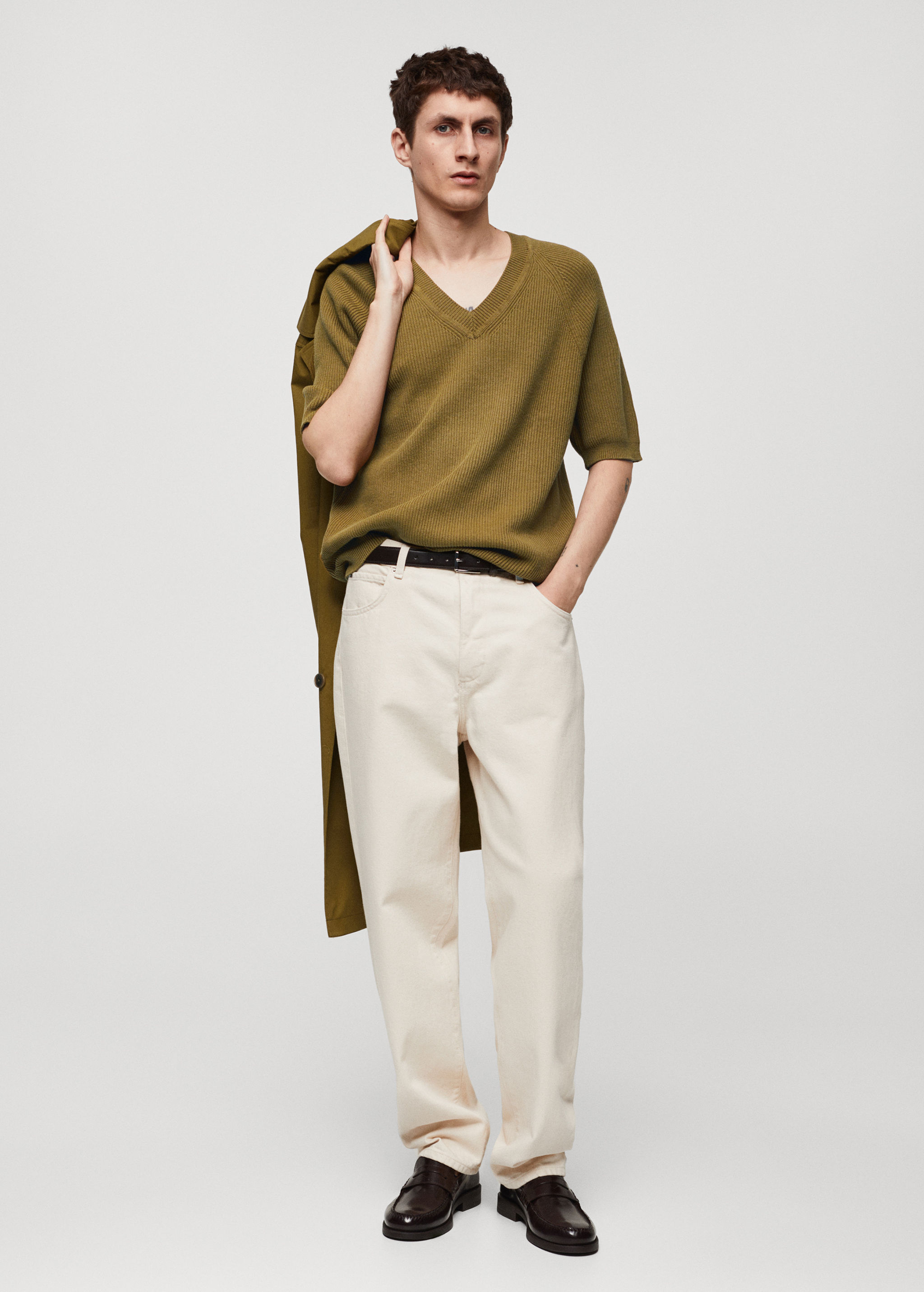 Relaxed-fit knitted sweater - General plane