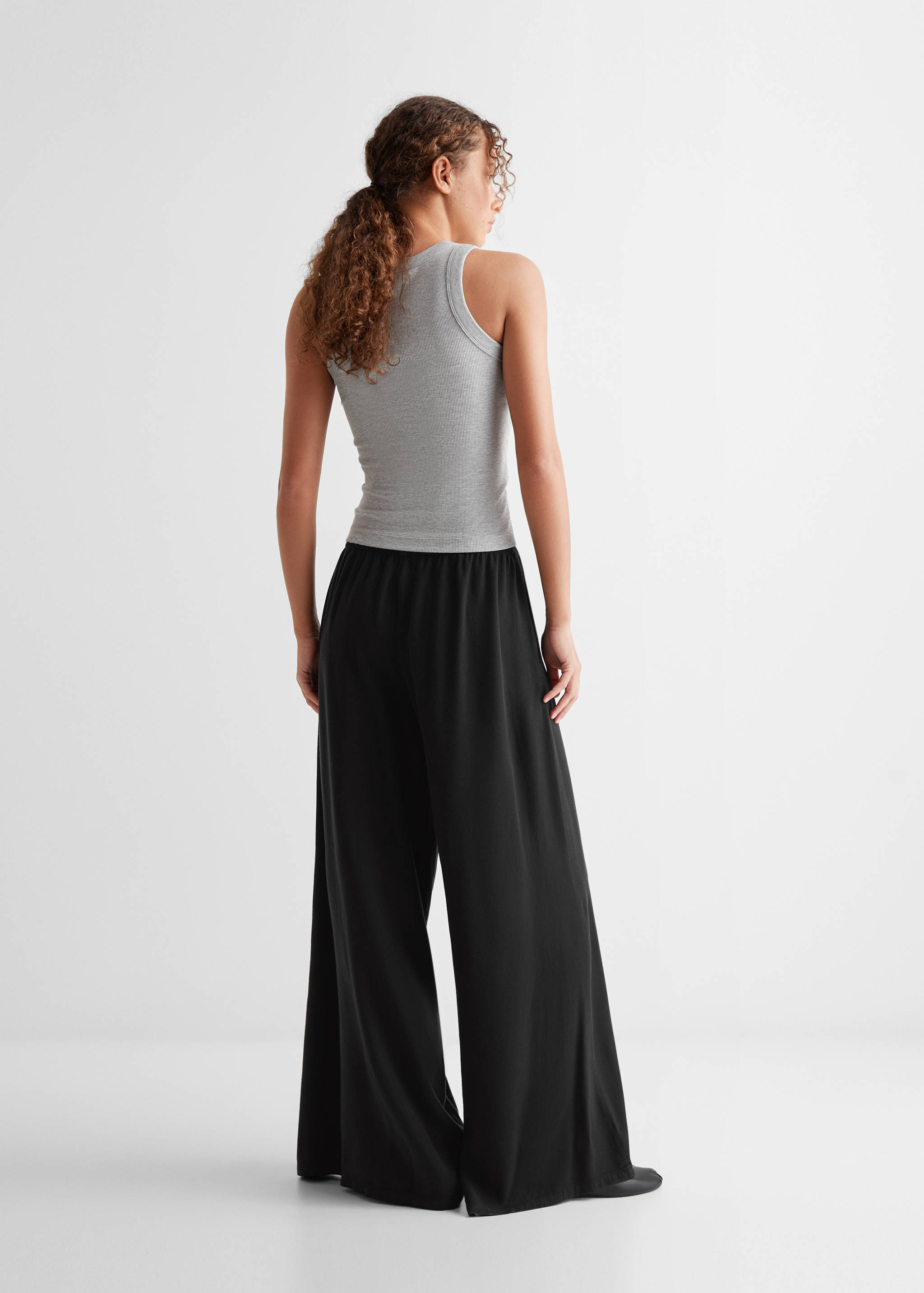 Pantalón palazzo fluido - Reverso del artículo