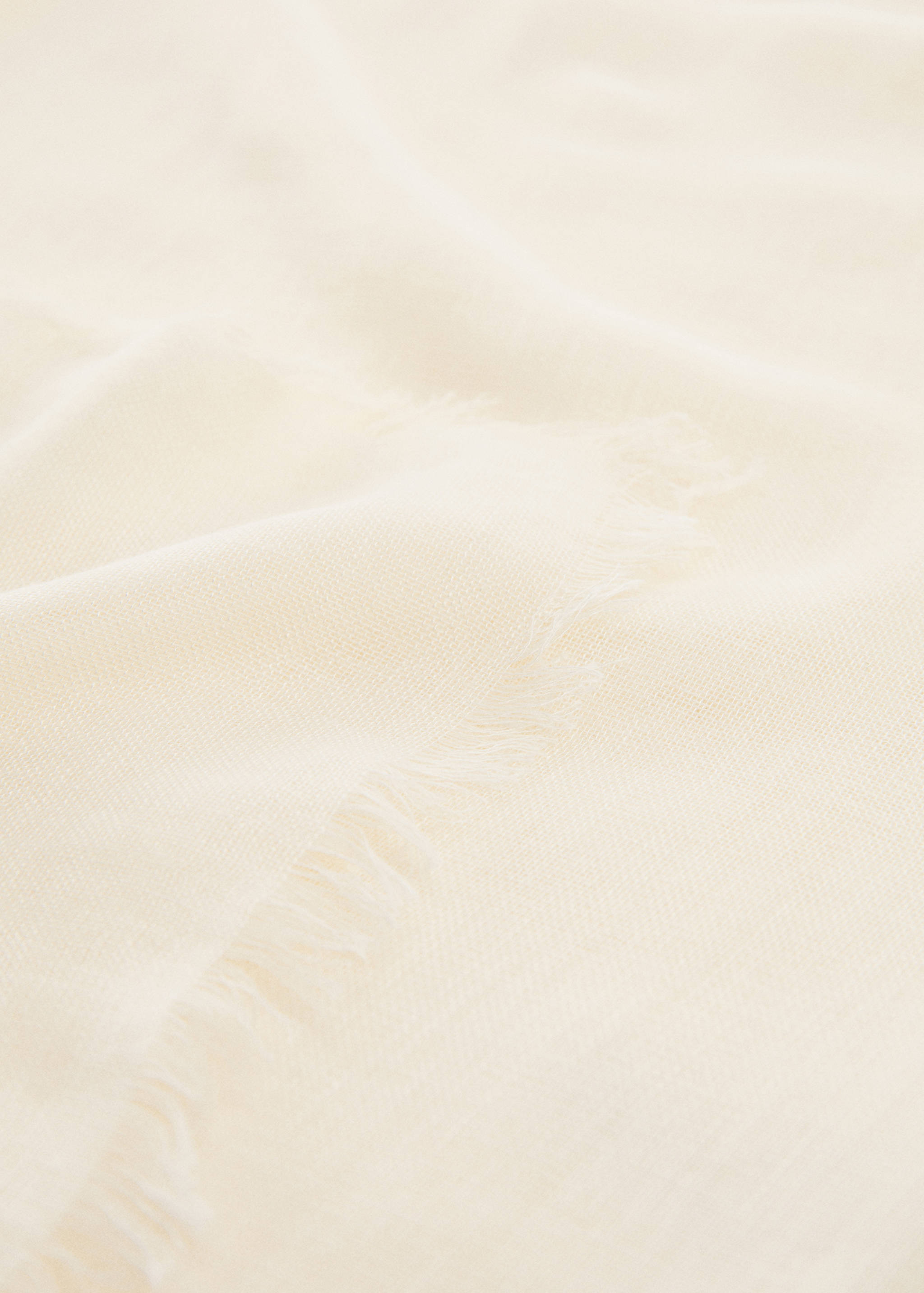 Linen blend scarf - Medium plane