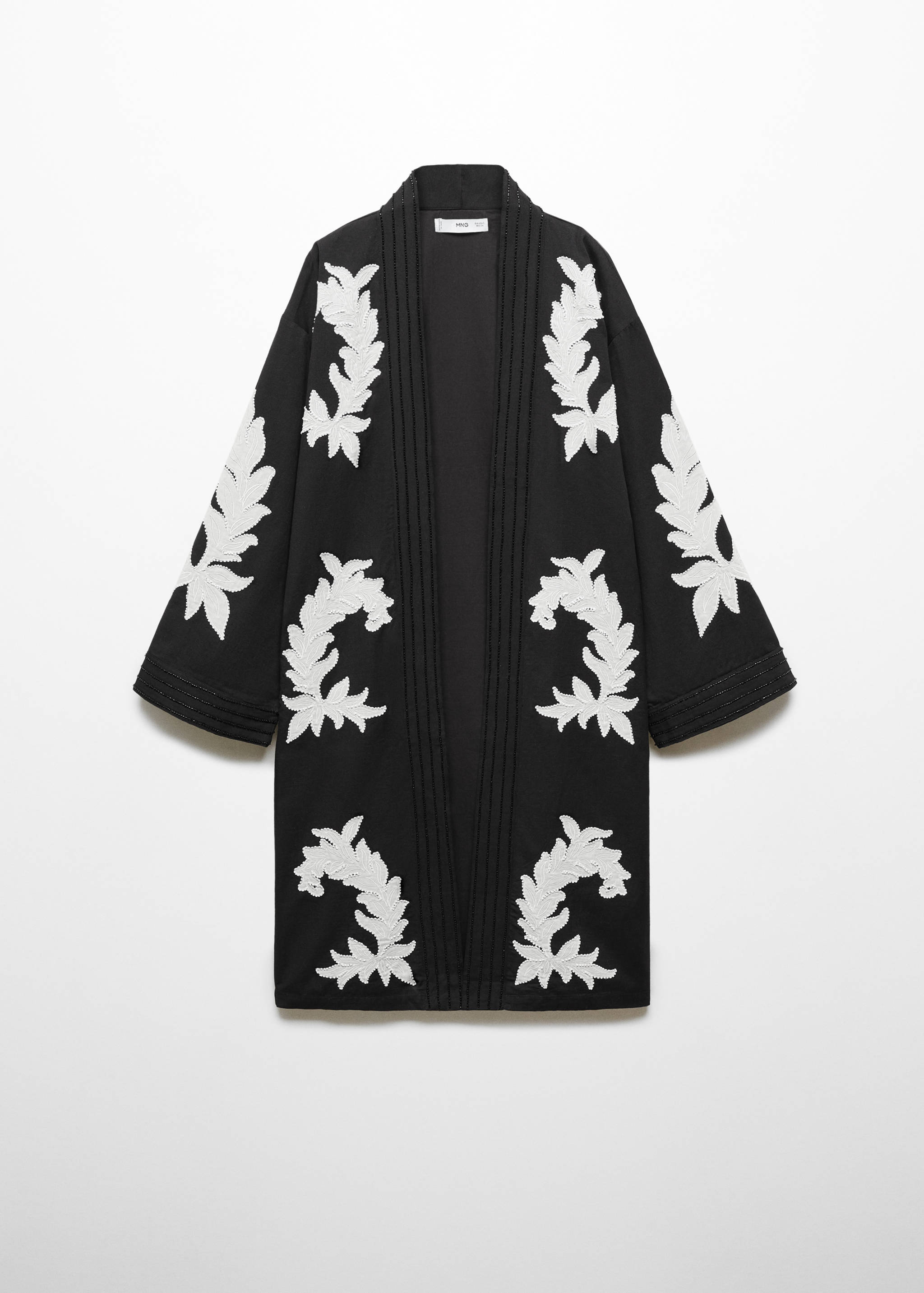 Floral embroidered kaftan - Article without model