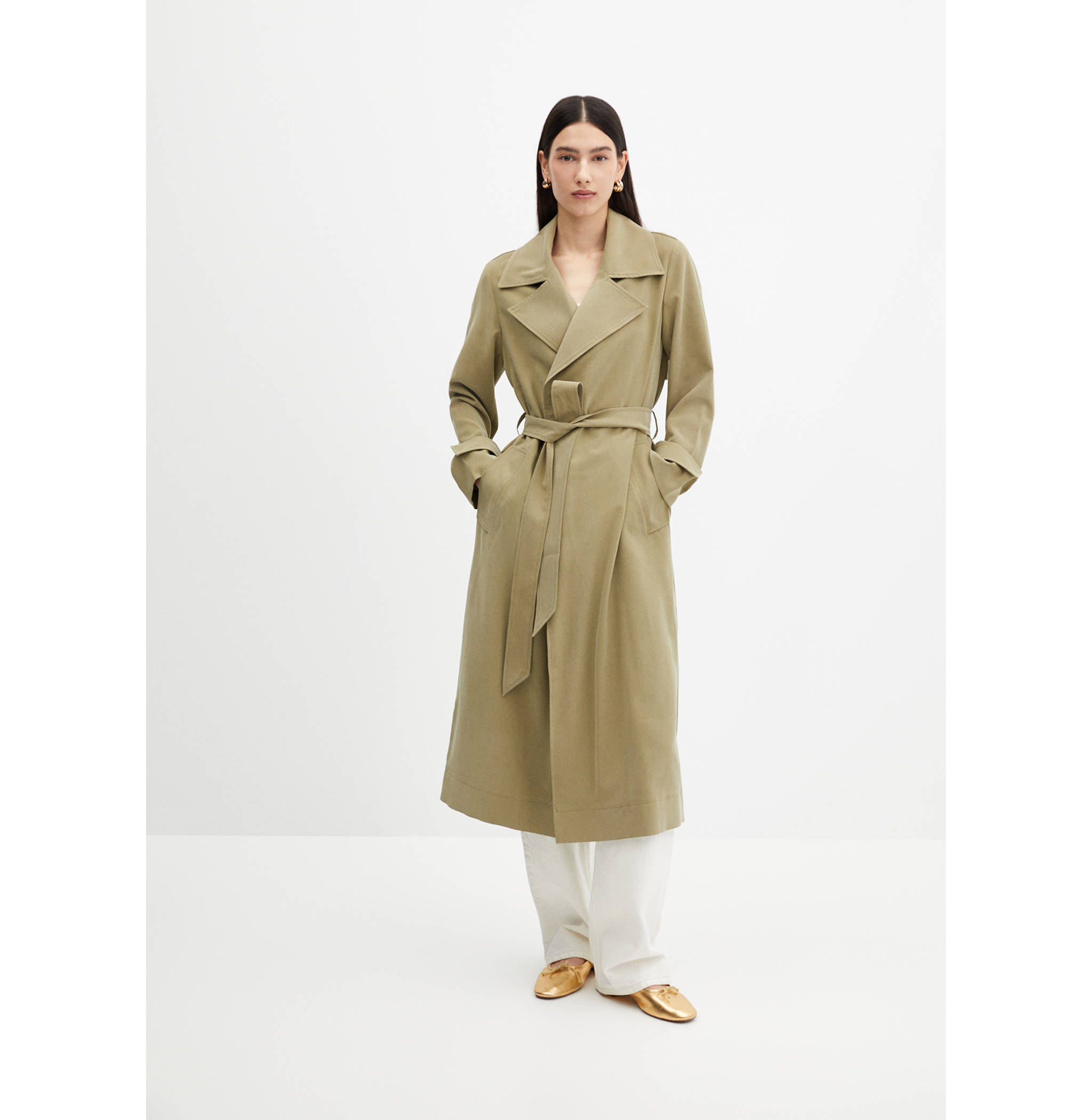 Trench fluido solapas - Plano general