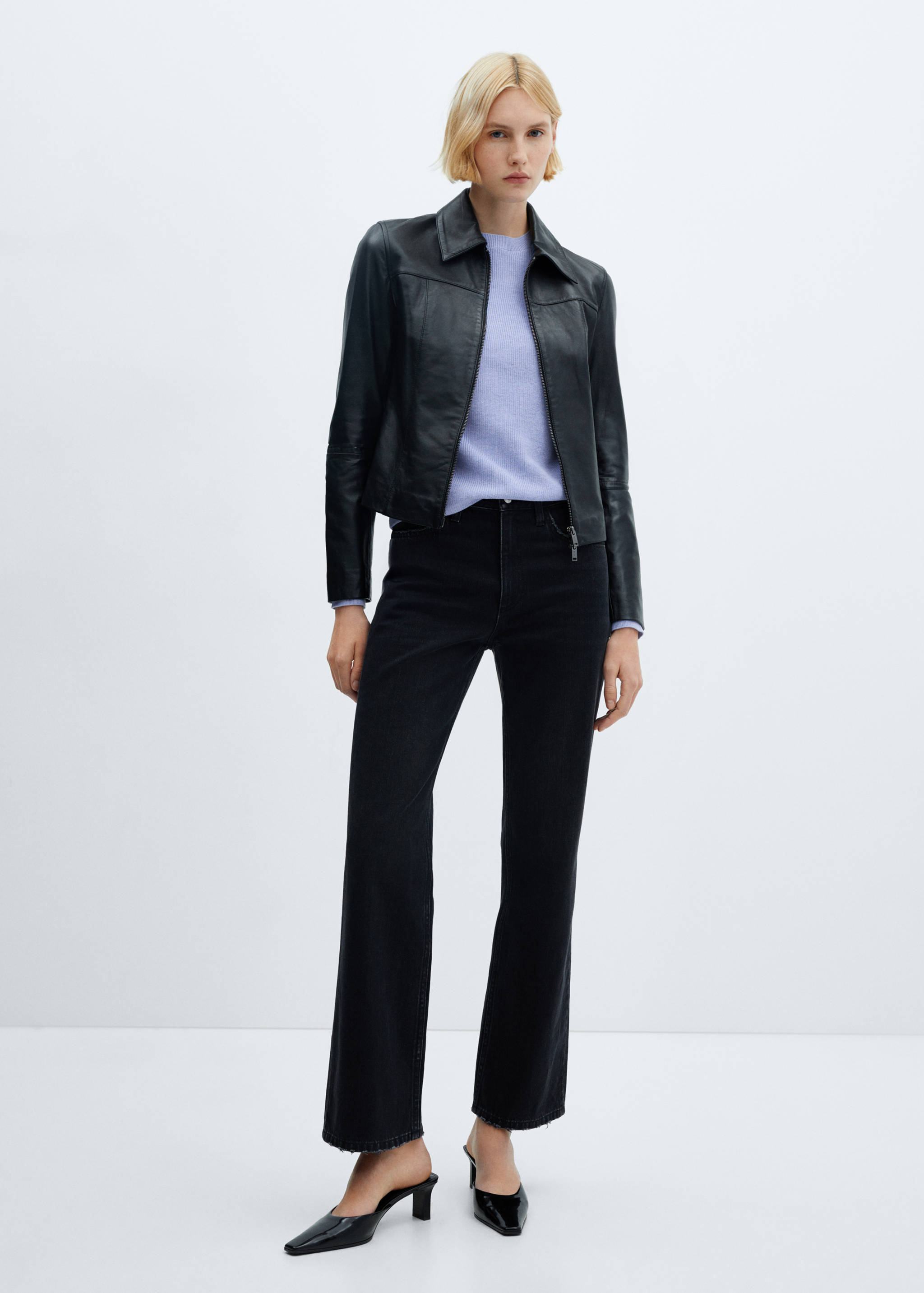 Jersey punto cuello redondo - Plano general