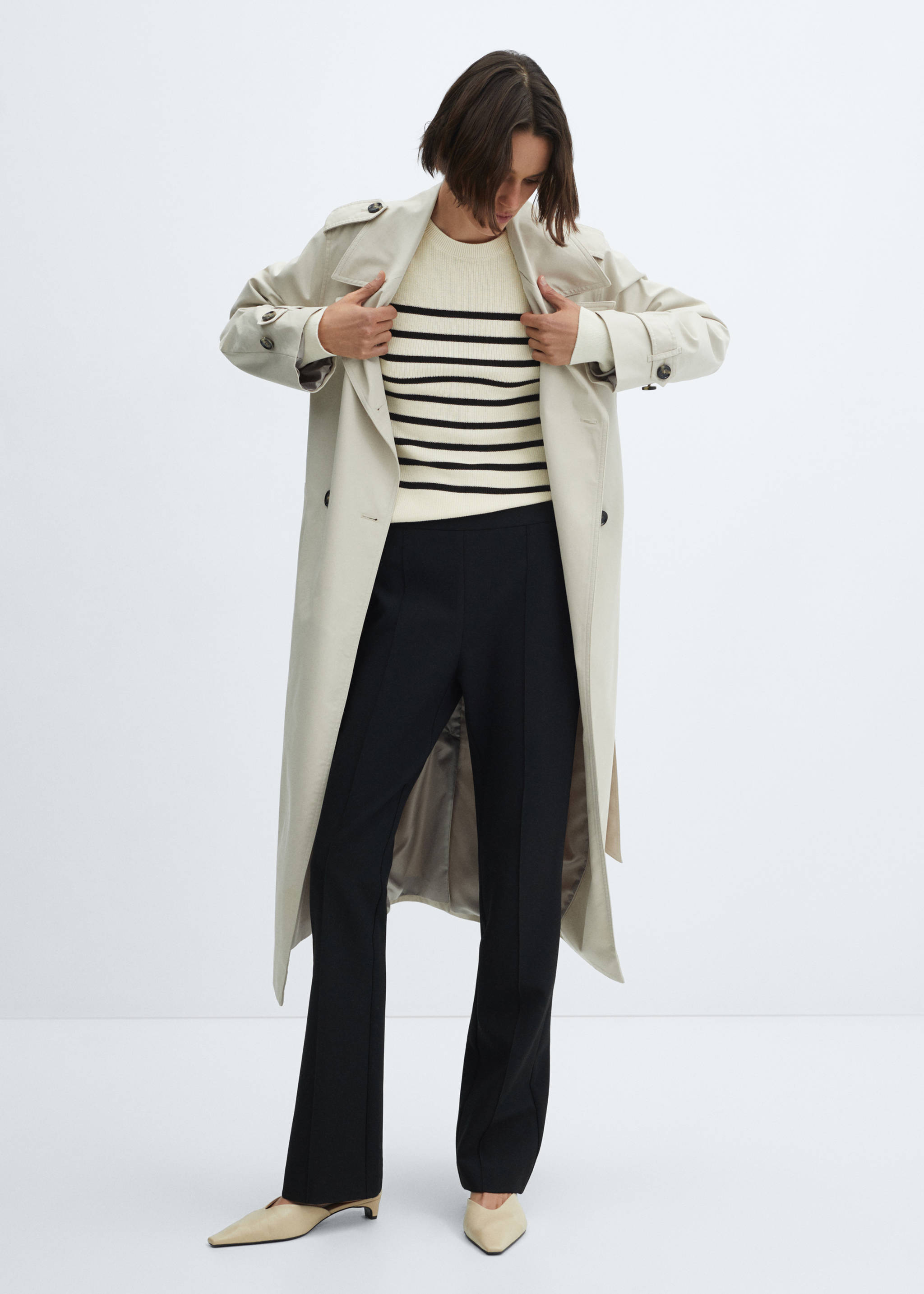 Jersey punto cuello redondo - Plano general