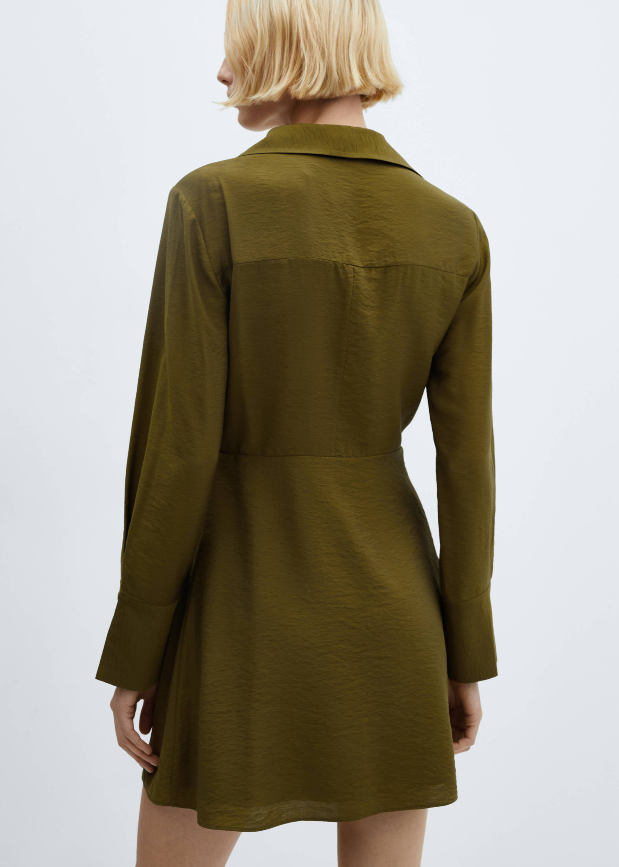 Bow wrap dress - Reverse of the article