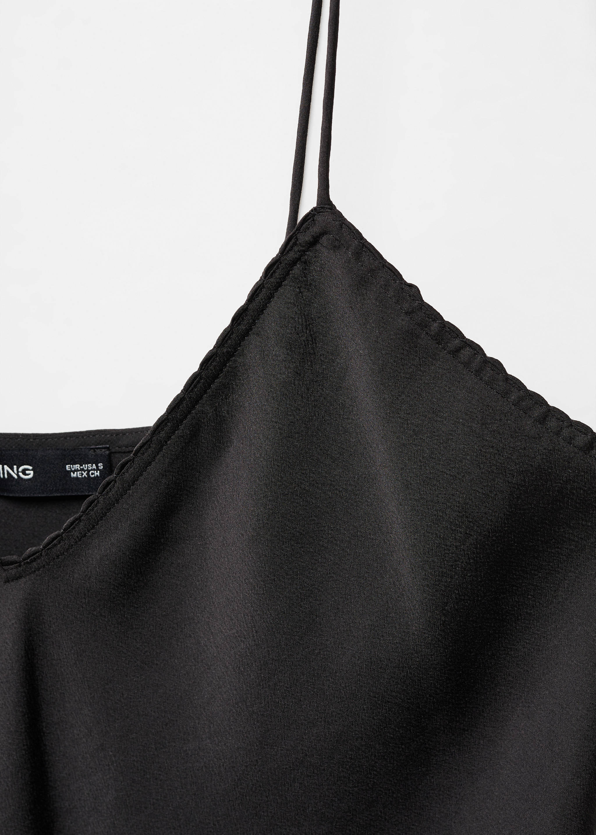 Pleated lace top - Details of the article 8