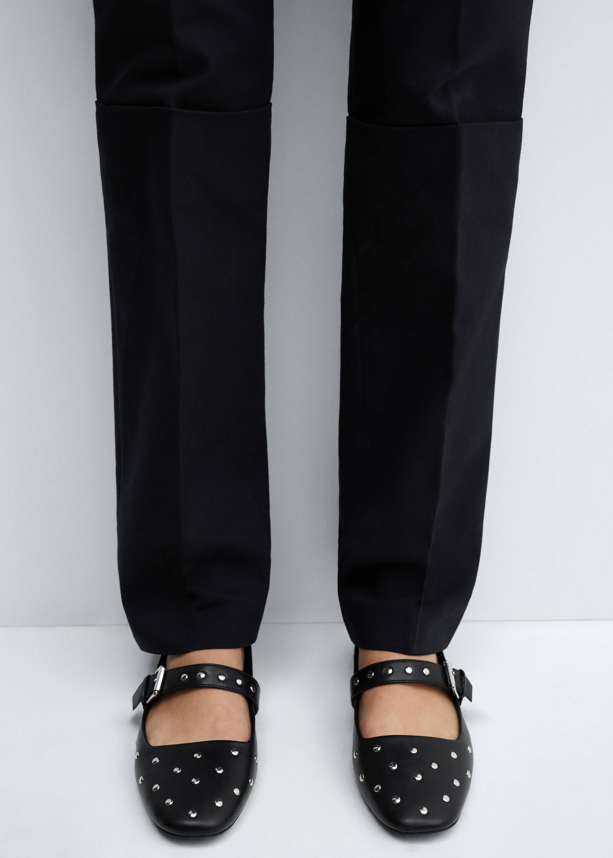 Studded ballet flats - General plane