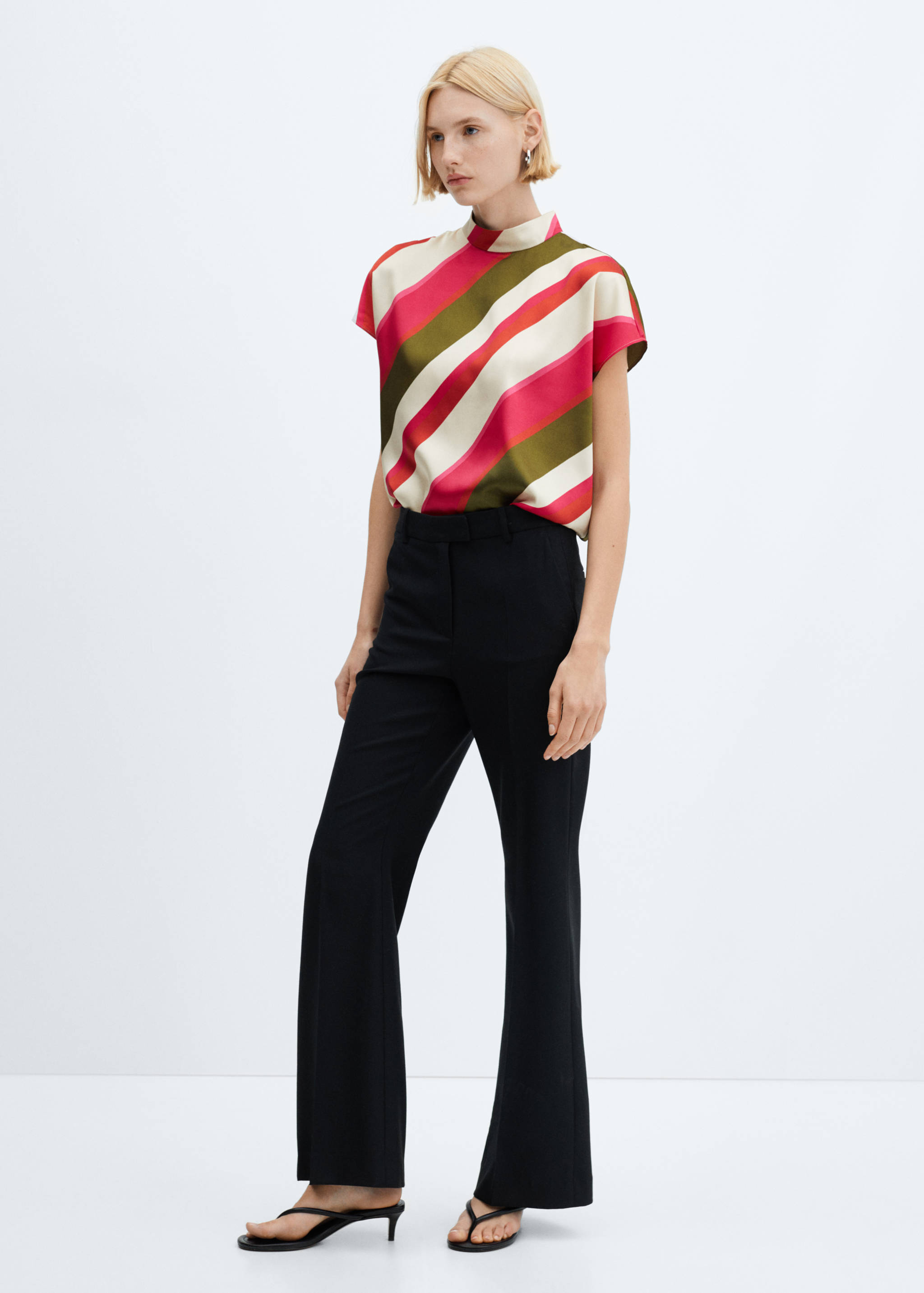 Striped blouse - General plane
