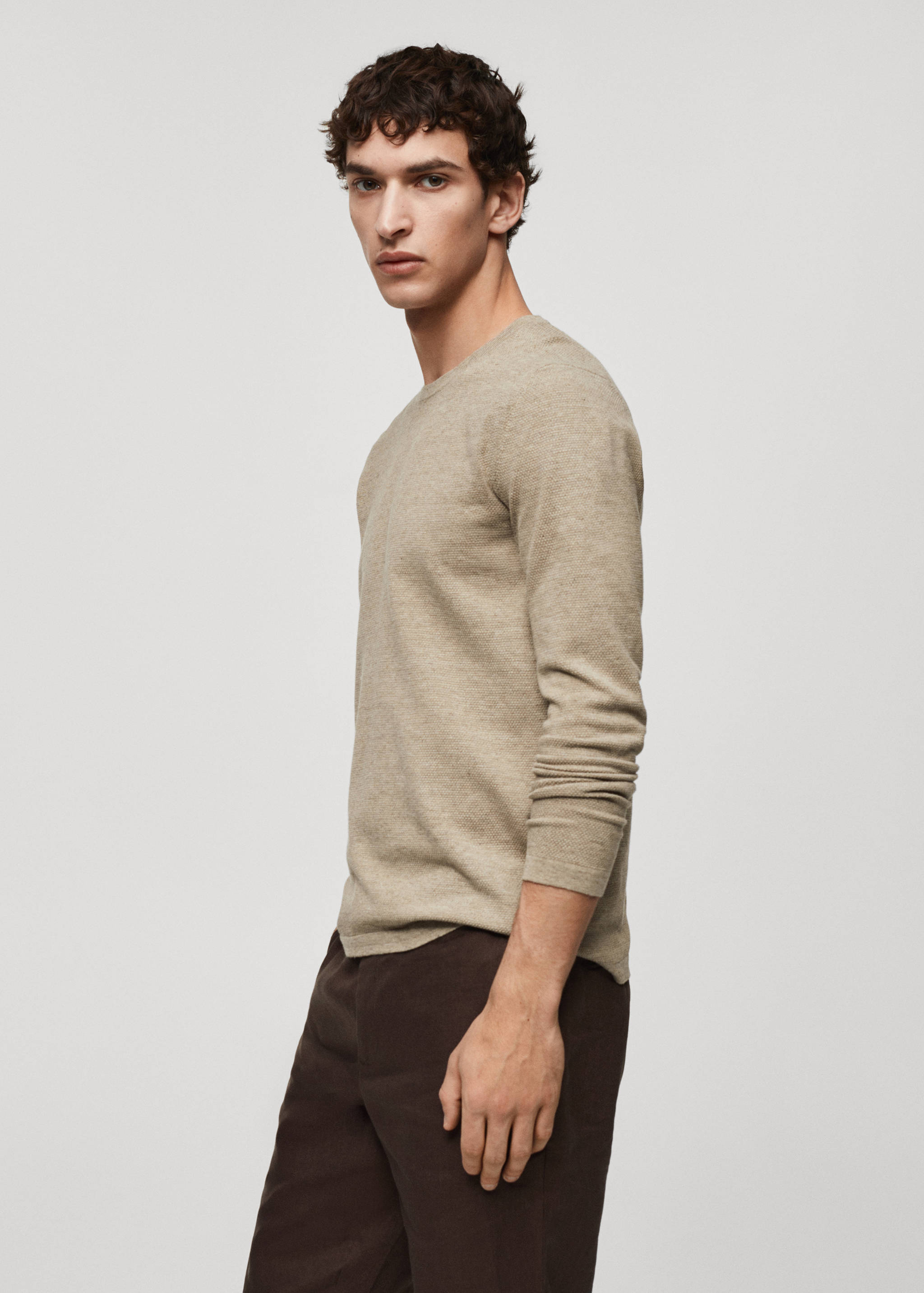 Pull-over jaspé coton - Détail de l'article 2