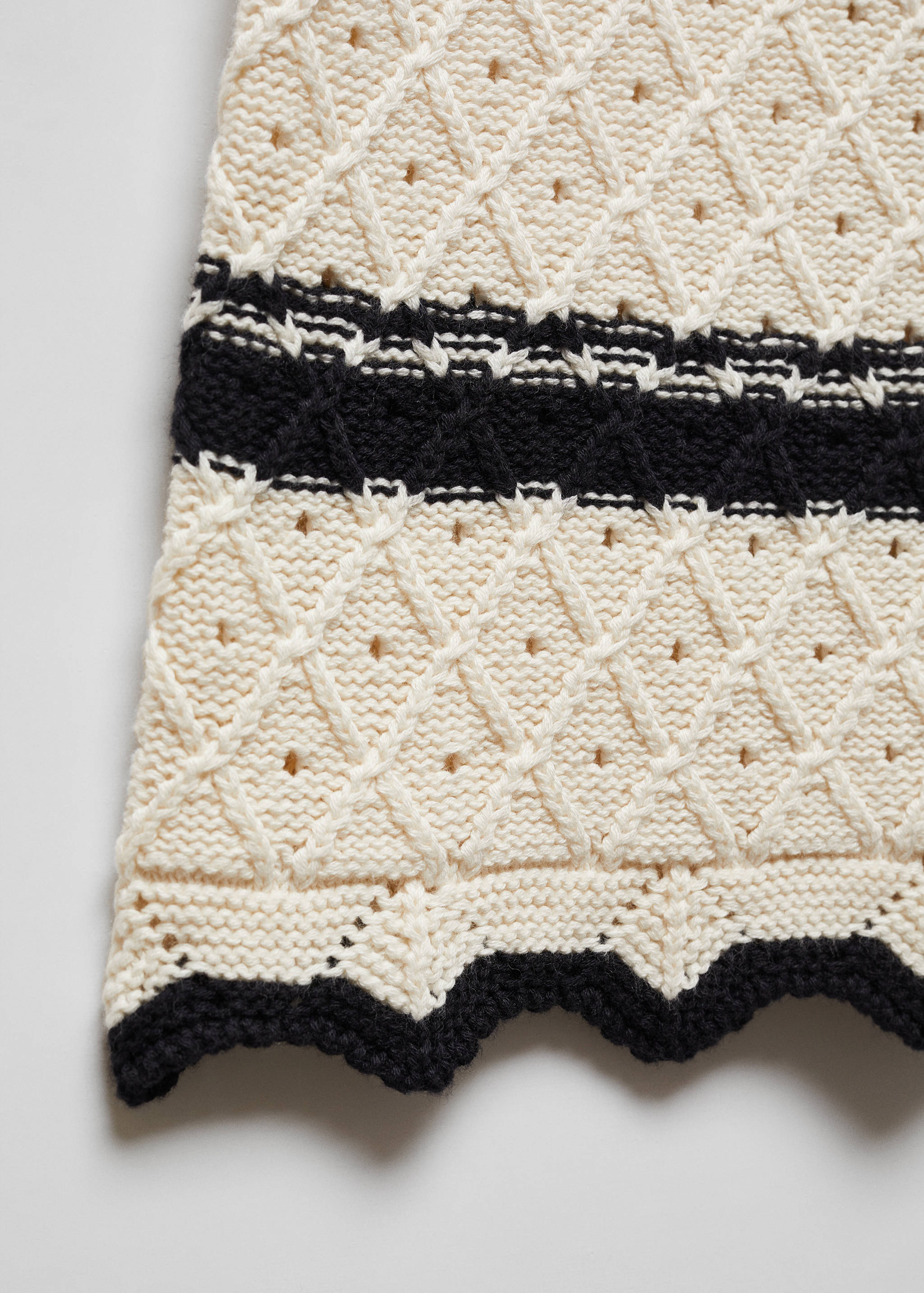 Pantalon maille à rayures - Détail de l'article 8