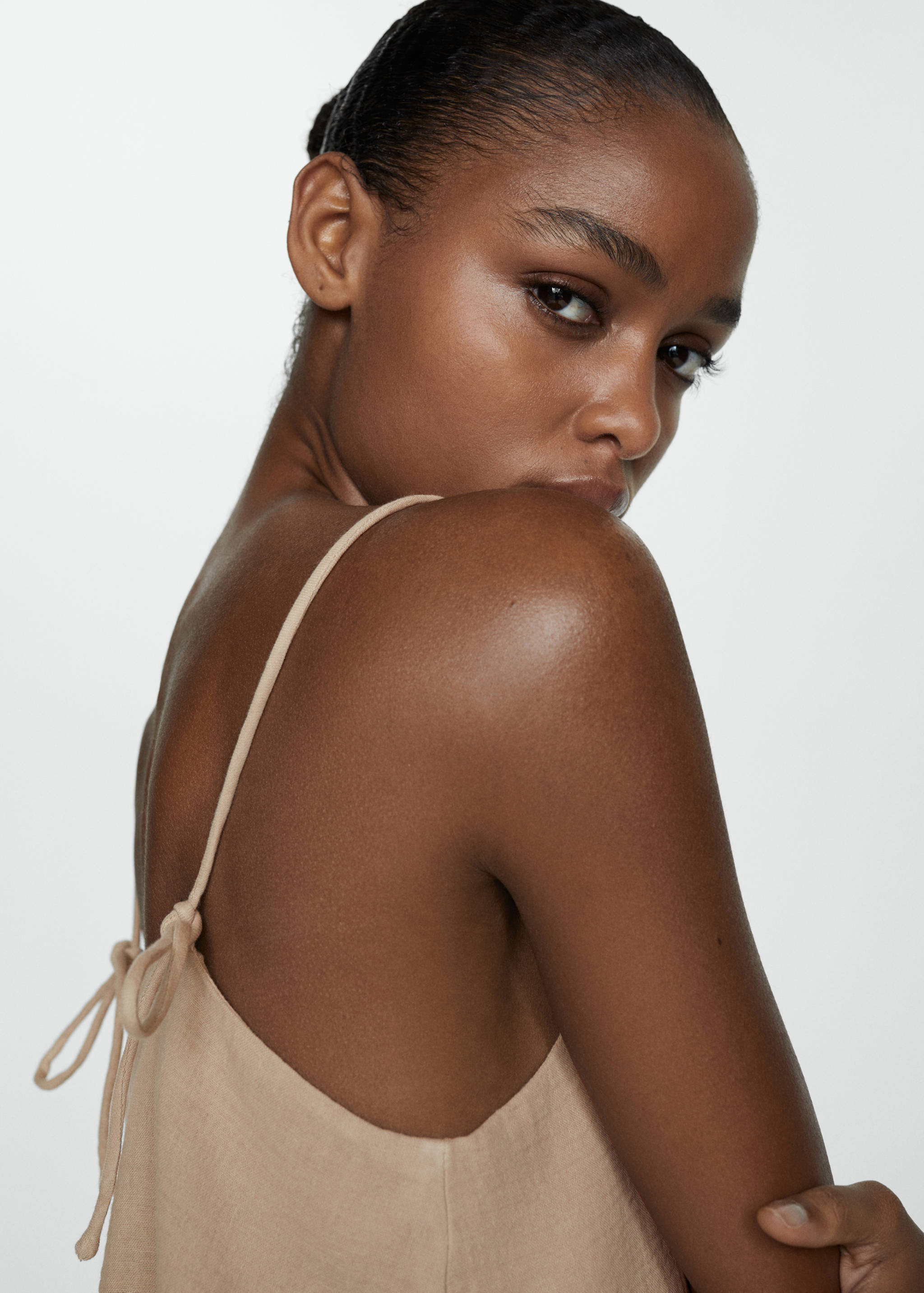 Cotton gauze pajama top - Details of the article 1