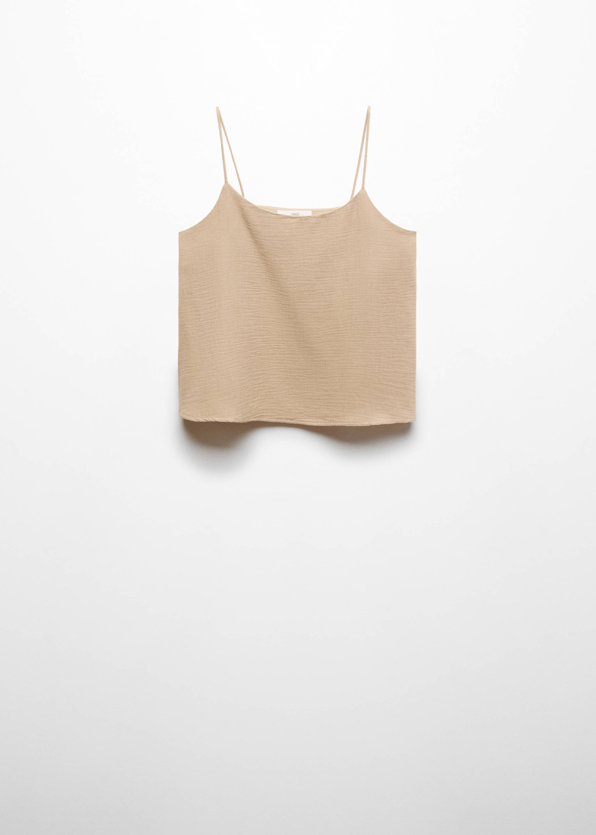 Cotton gauze pajama top - Article without model