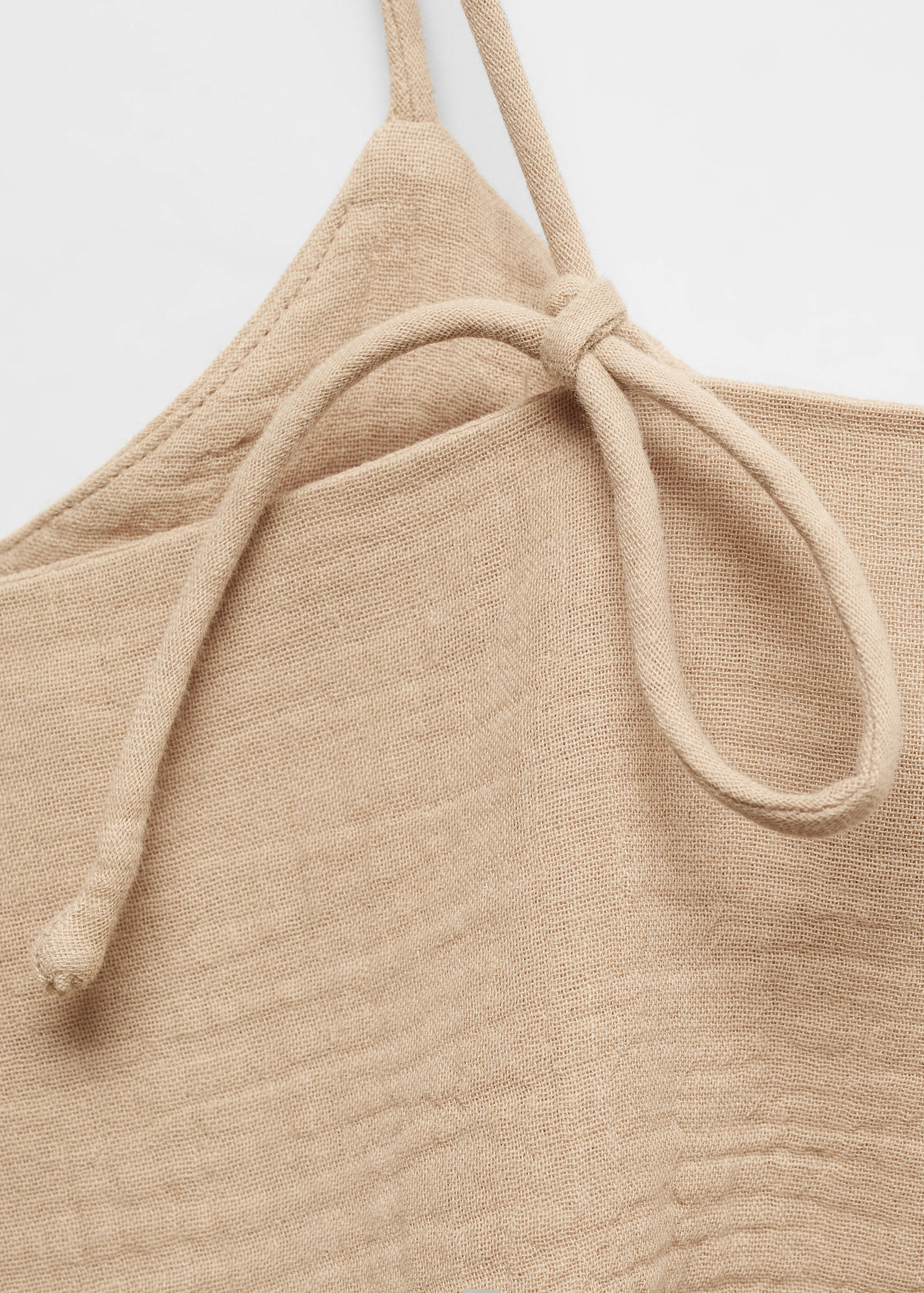 Cotton gauze pajama top - Details of the article 8