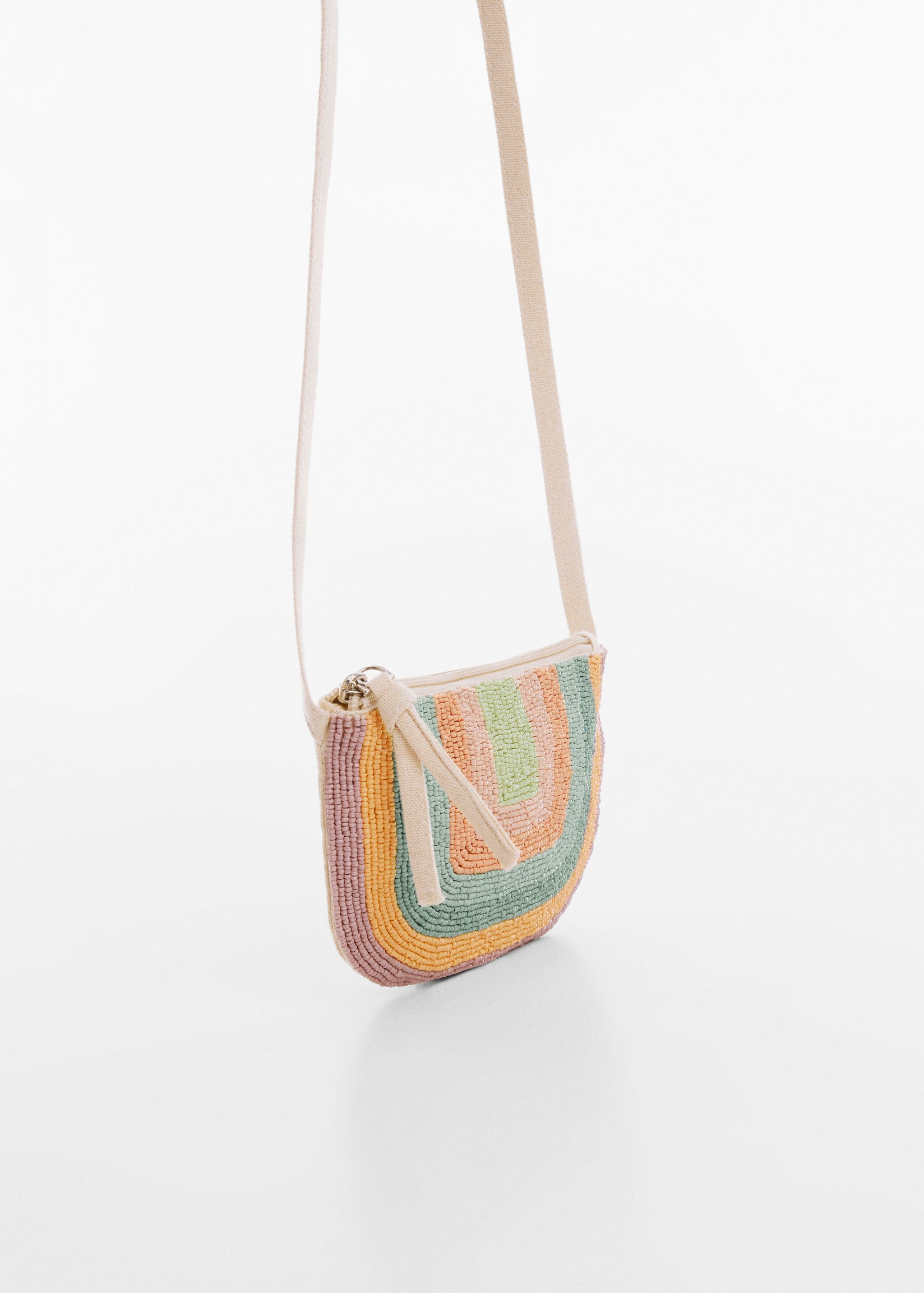 Rainbow beaded bag - Medium plane