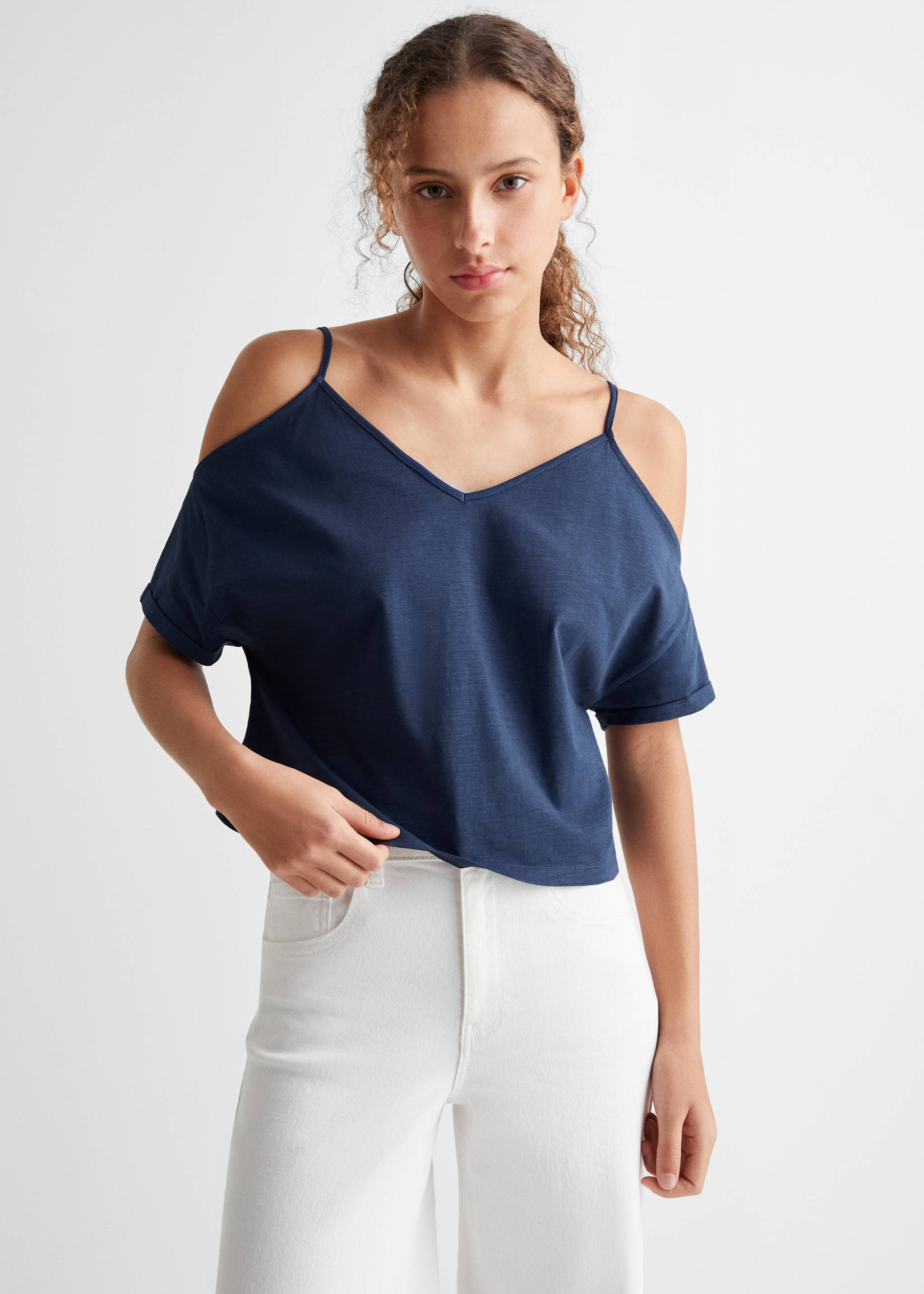 Off shoulders T-shirt - Medium plane
