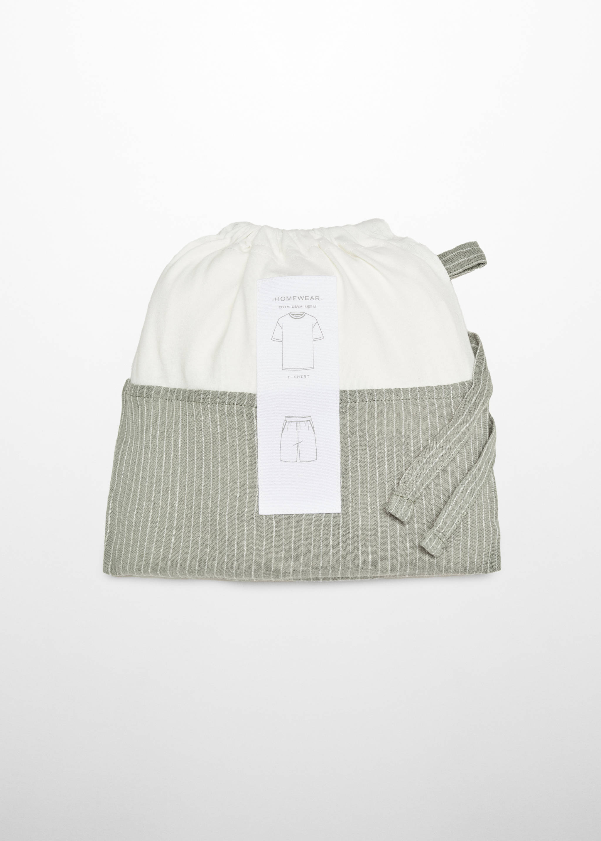 Lot pyjama coton rayures - Détail de l'article 0