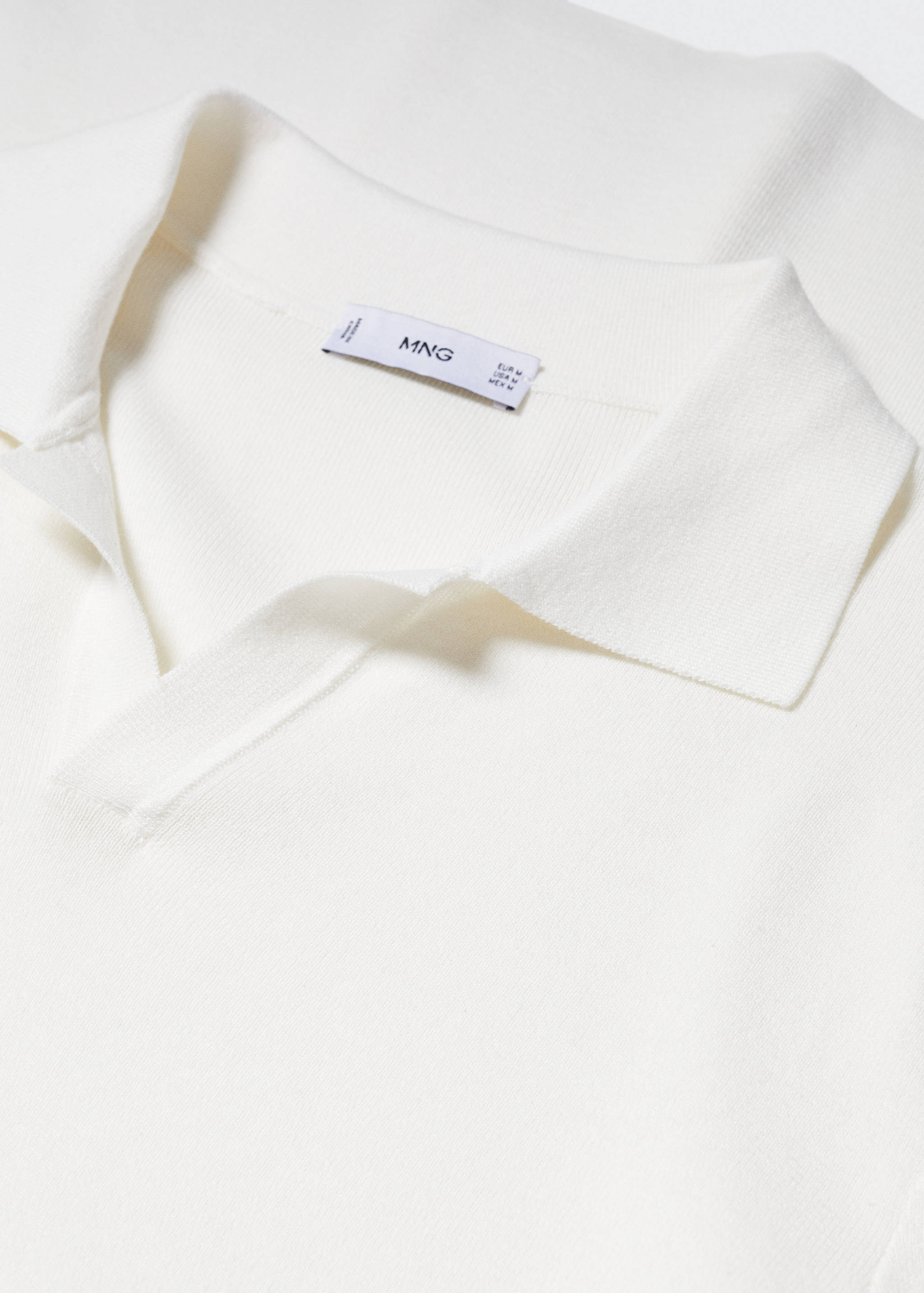 Fine-knit polo shirt - Details of the article 8