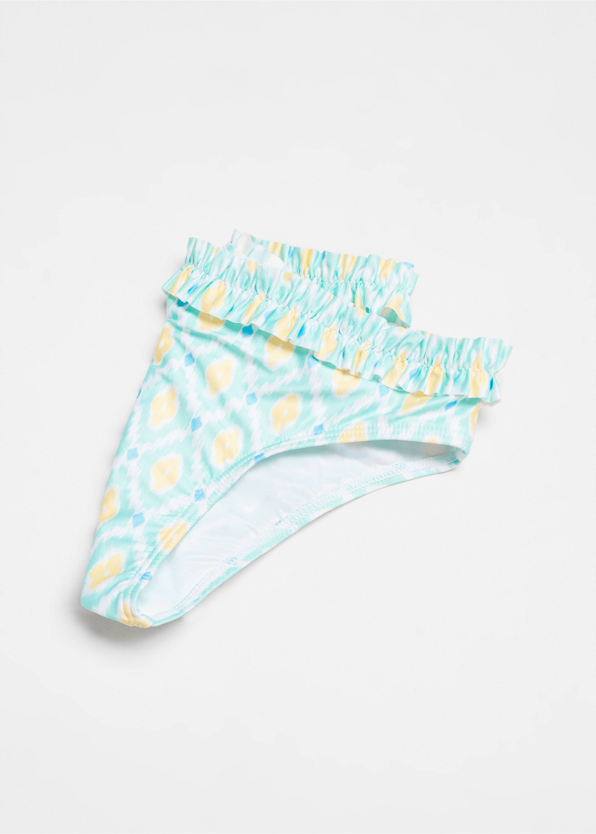 Gemusterte Bikini-Hose - Detail des Artikels 0, Wassergrün. Ref: 67096011-00.