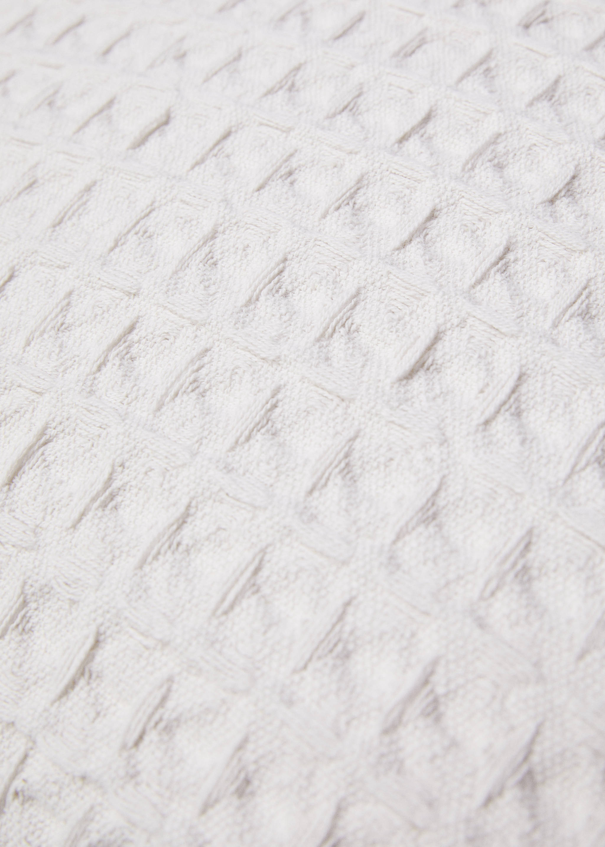 Cotton waffle pillowcase 60x60cm - Details of the article 3