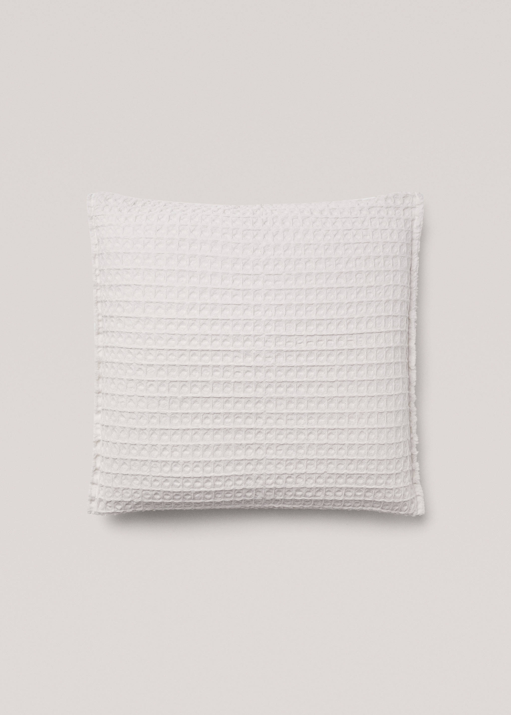 Cotton waffle pillowcase 60x60cm - Article without model
