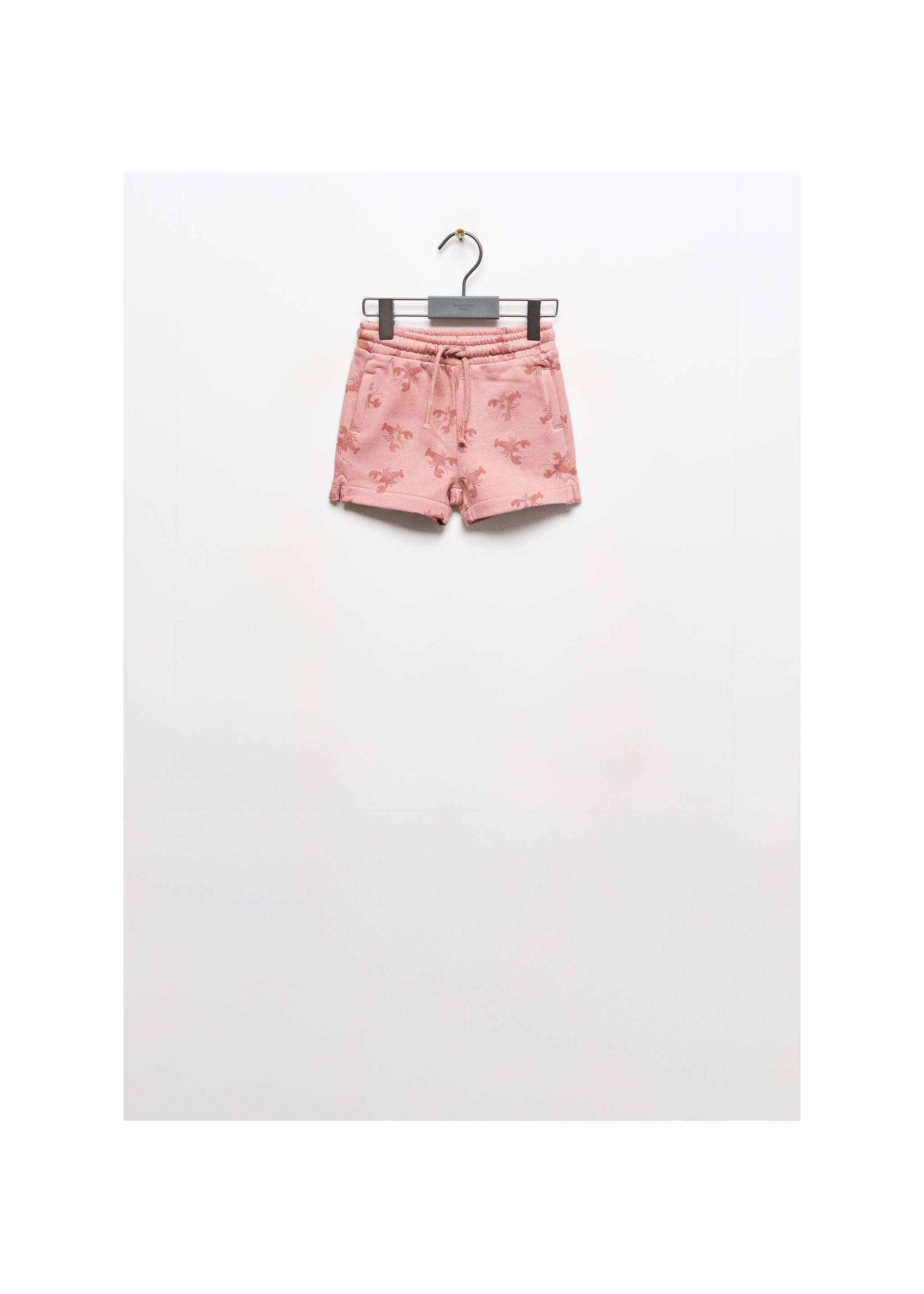 Bermuda imprimé langoustes - Article sans modèle, Rose. Ref: 67096037-00.