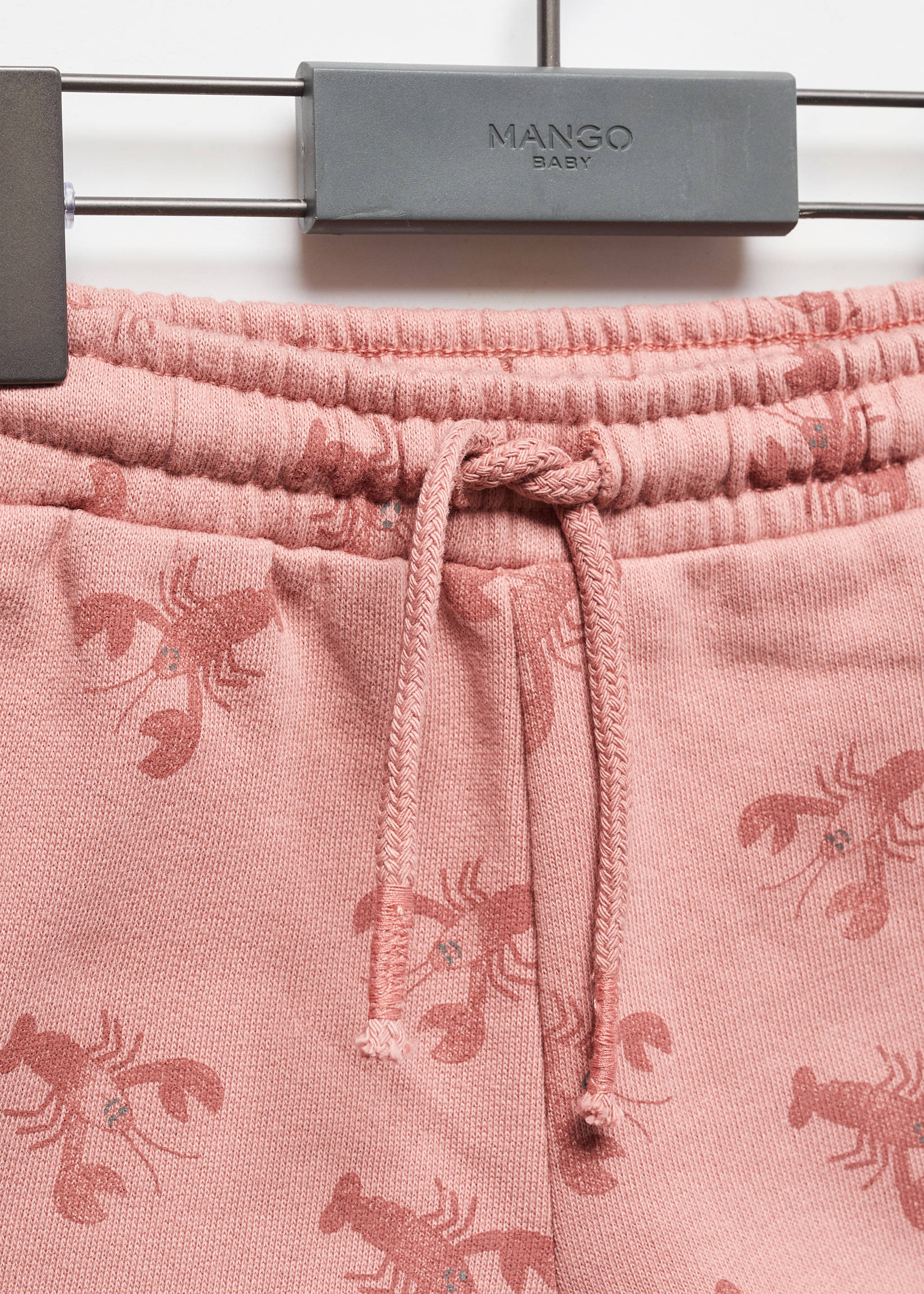 Bermuda imprimé langoustes - Détail de l'article 8, Rose. Ref: 67096037-00.