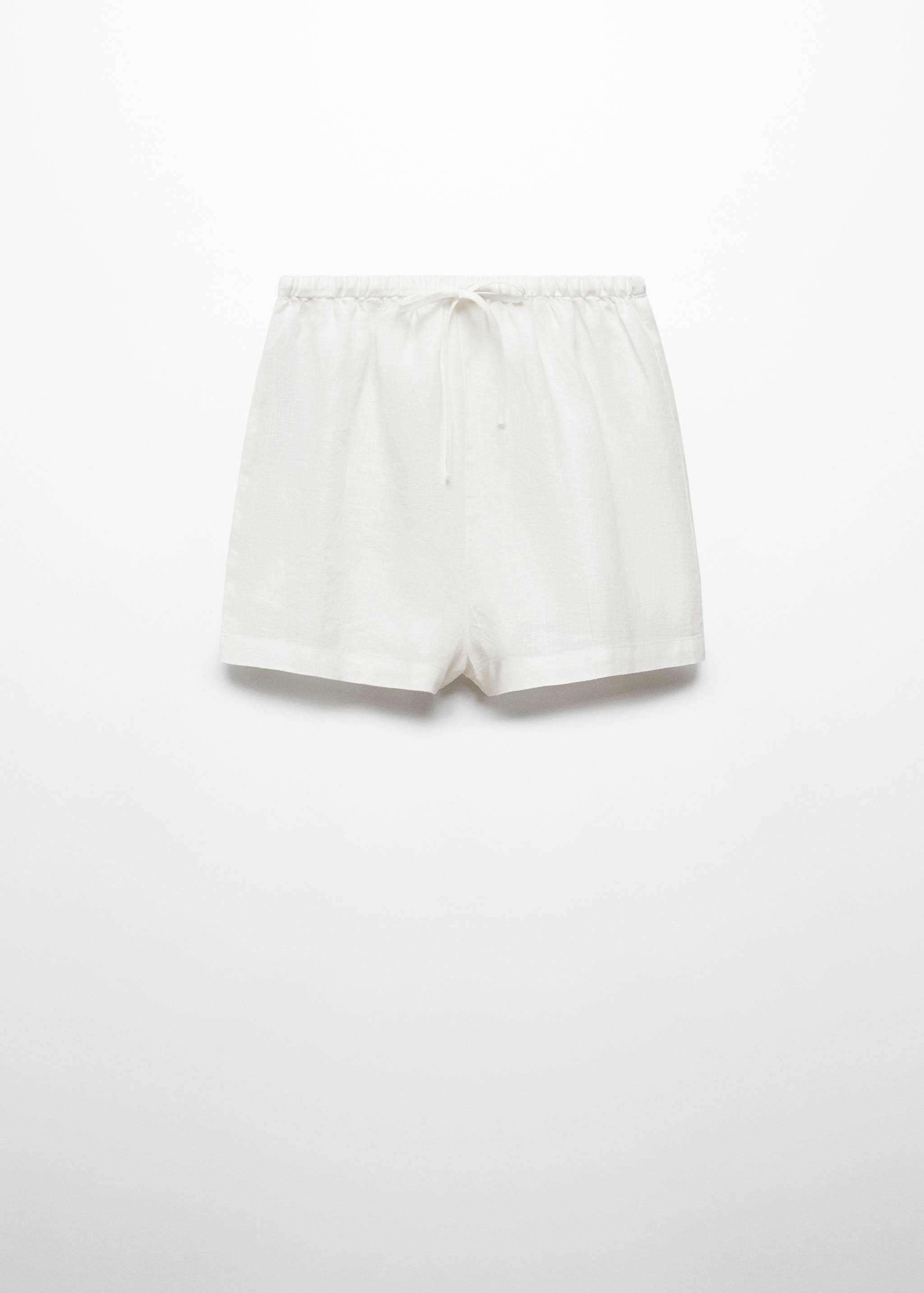 Linen pyjama shorts - Article without model