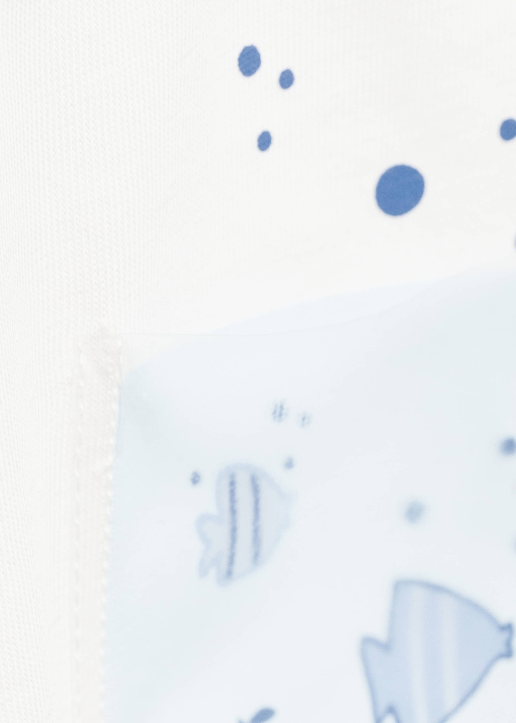 T-Shirt mit gemusterter Brusttasche - Detail des Artikels 0