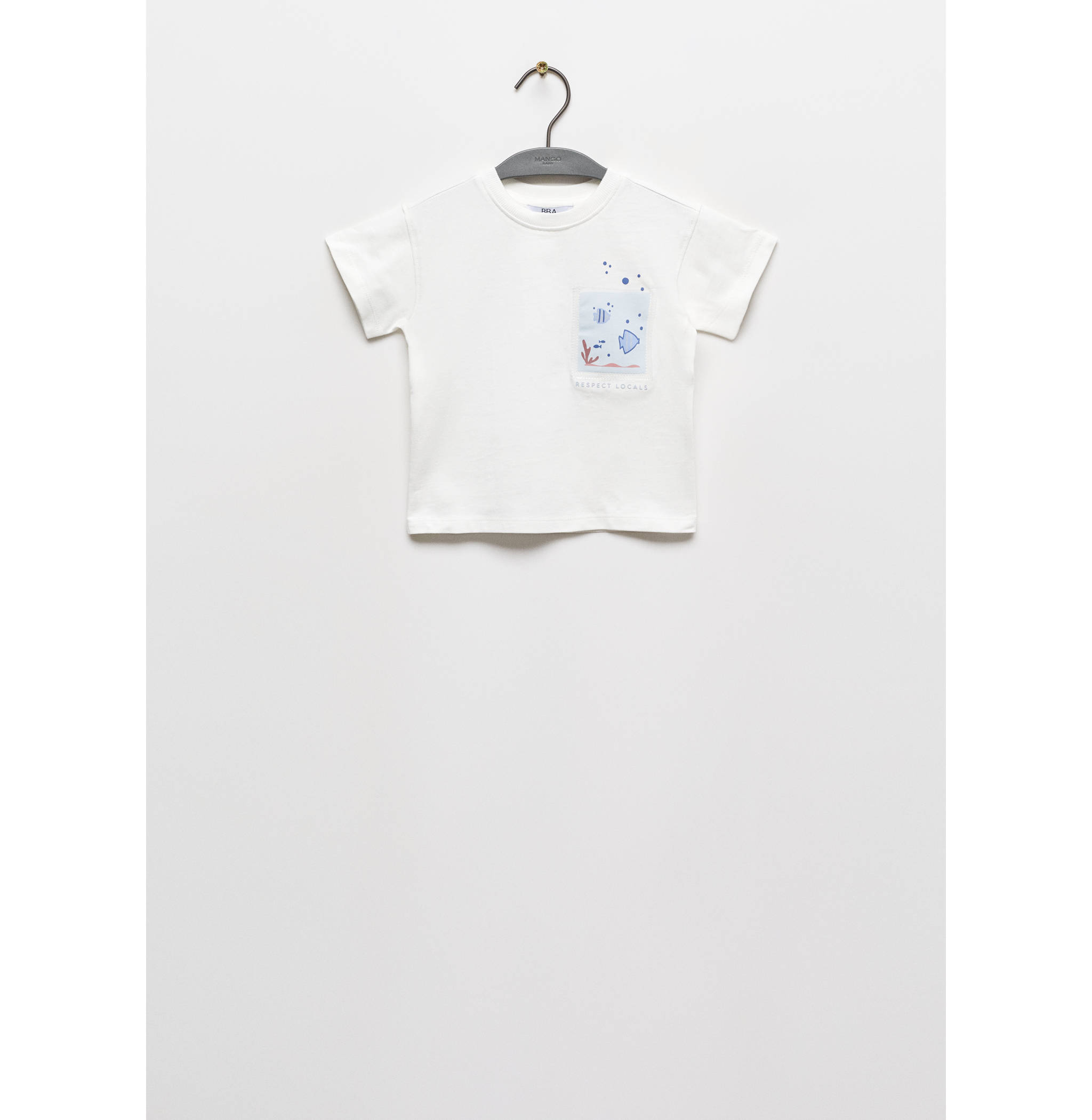 T-shirt poche imprimé - Article sans modèle