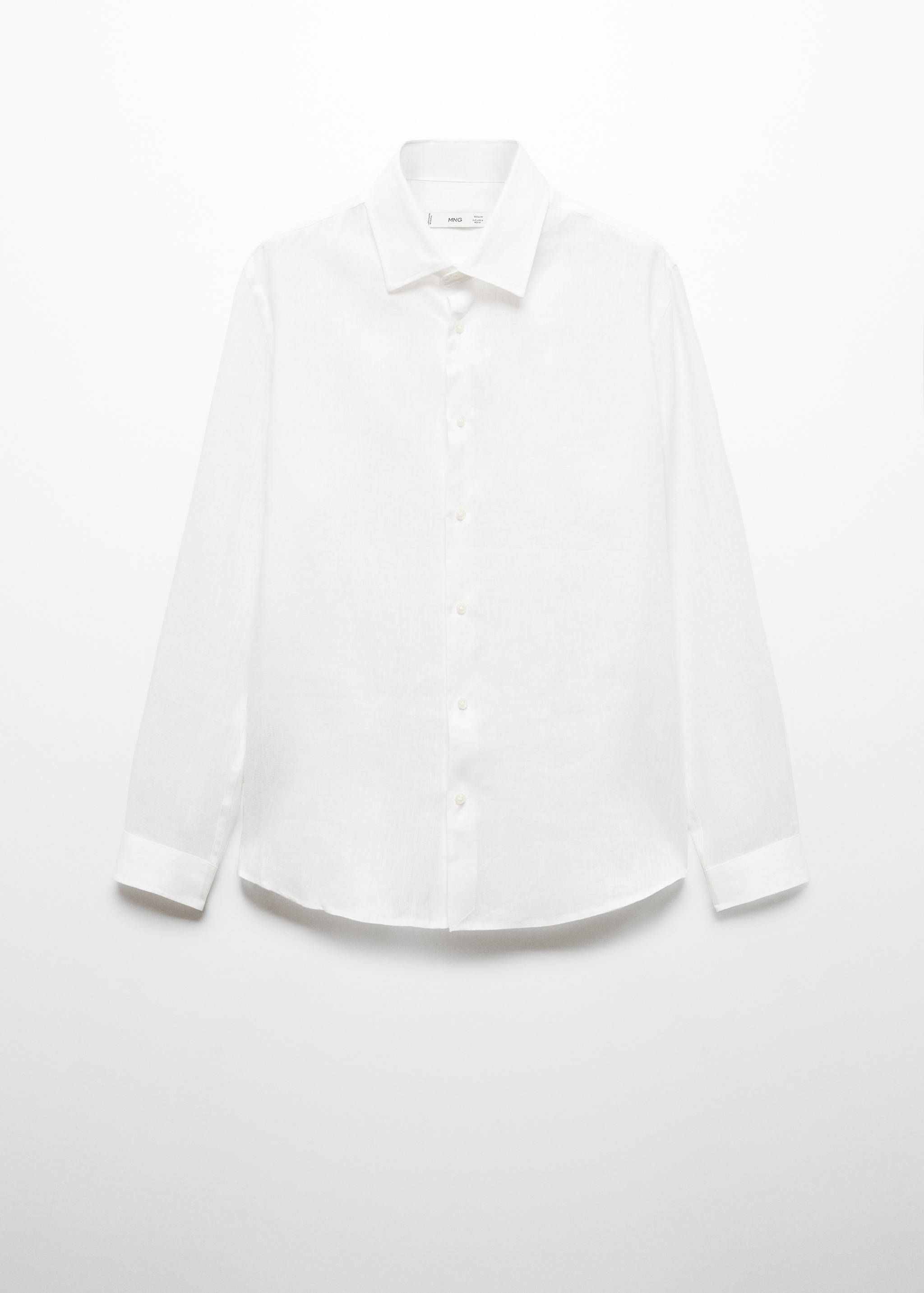 Chemise regular fit 100 % lin - Article sans modèle