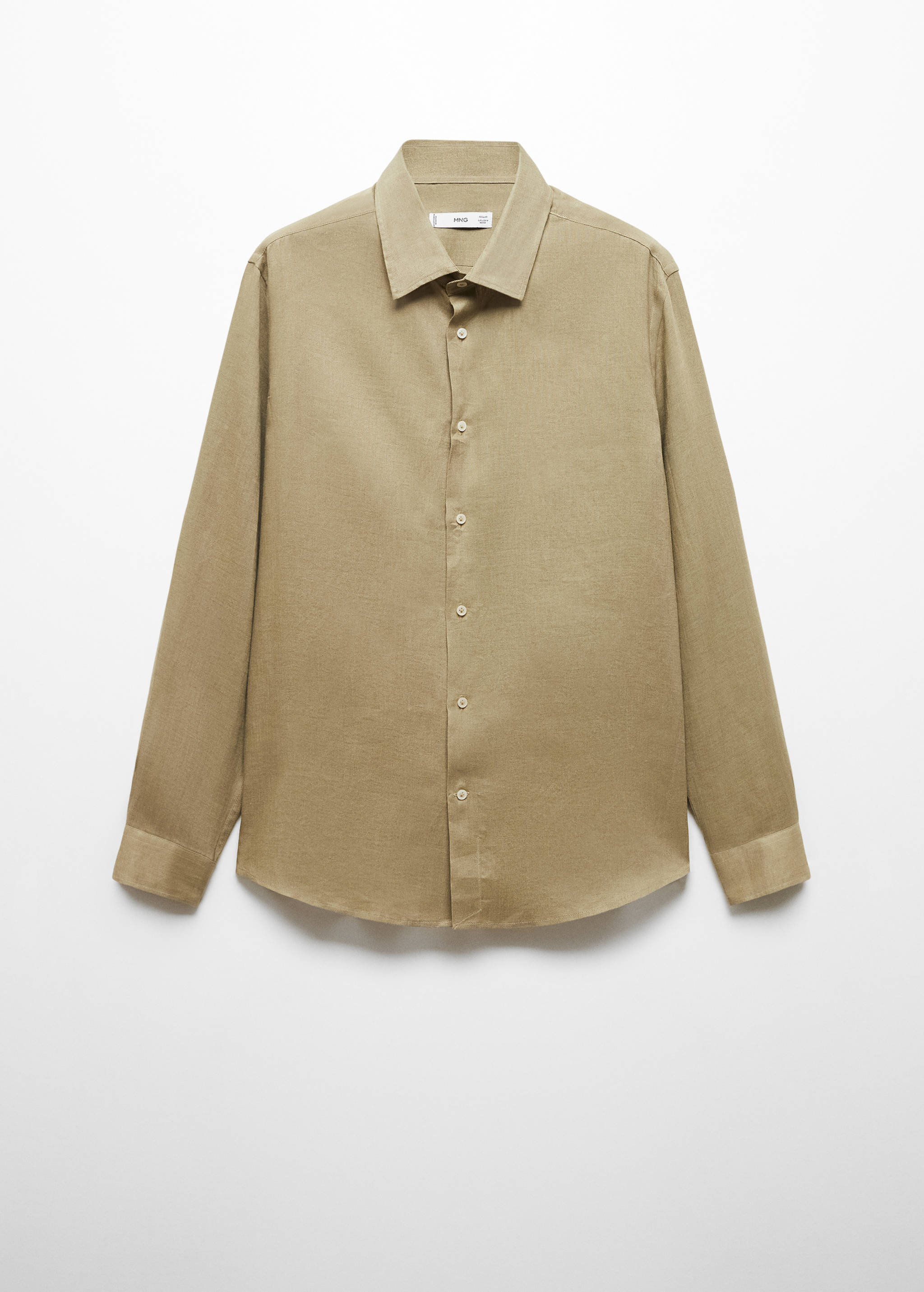 Chemise regular fit 100 % lin - Article sans modèle
