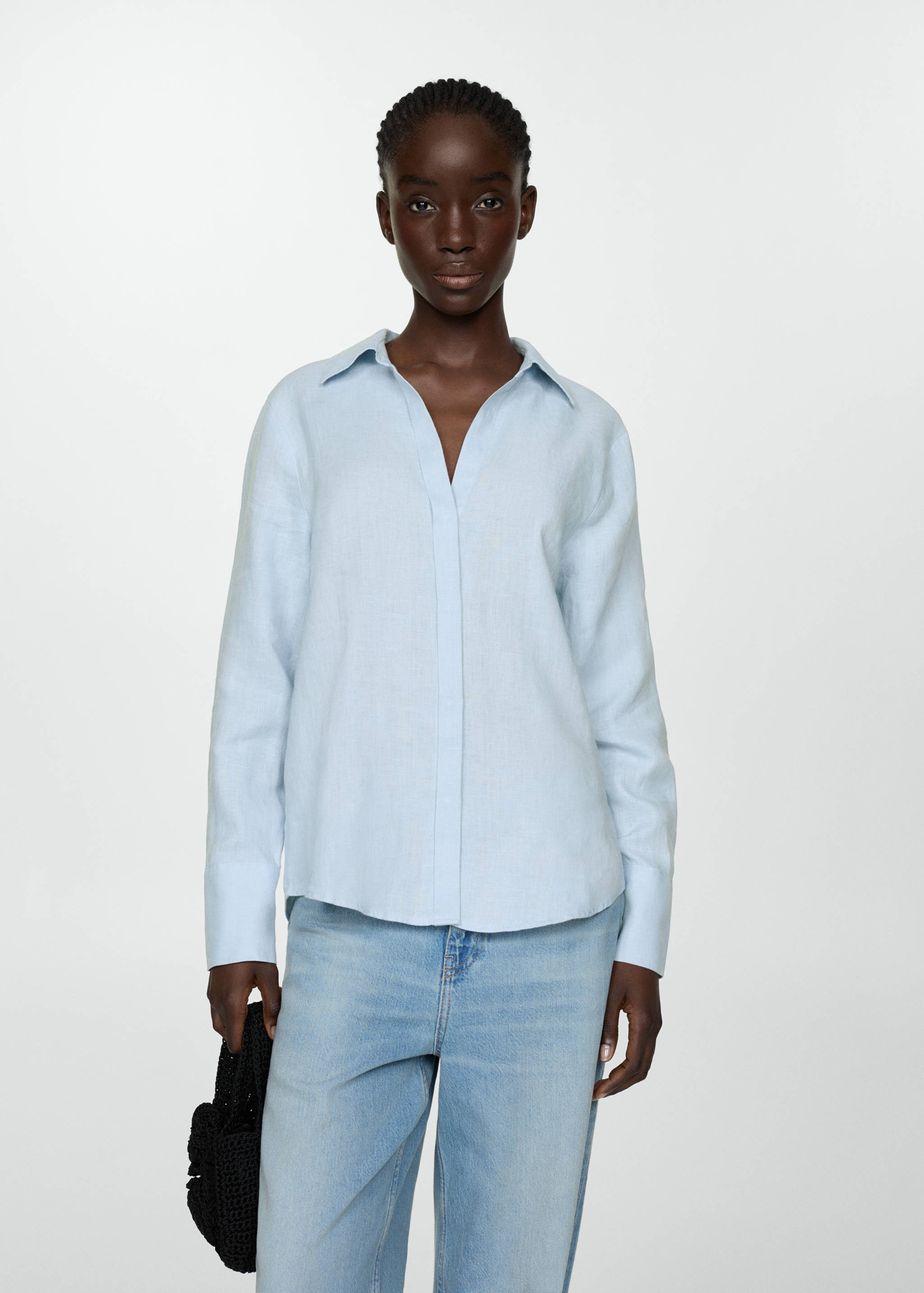 Linen 100% shirt - Medium plane