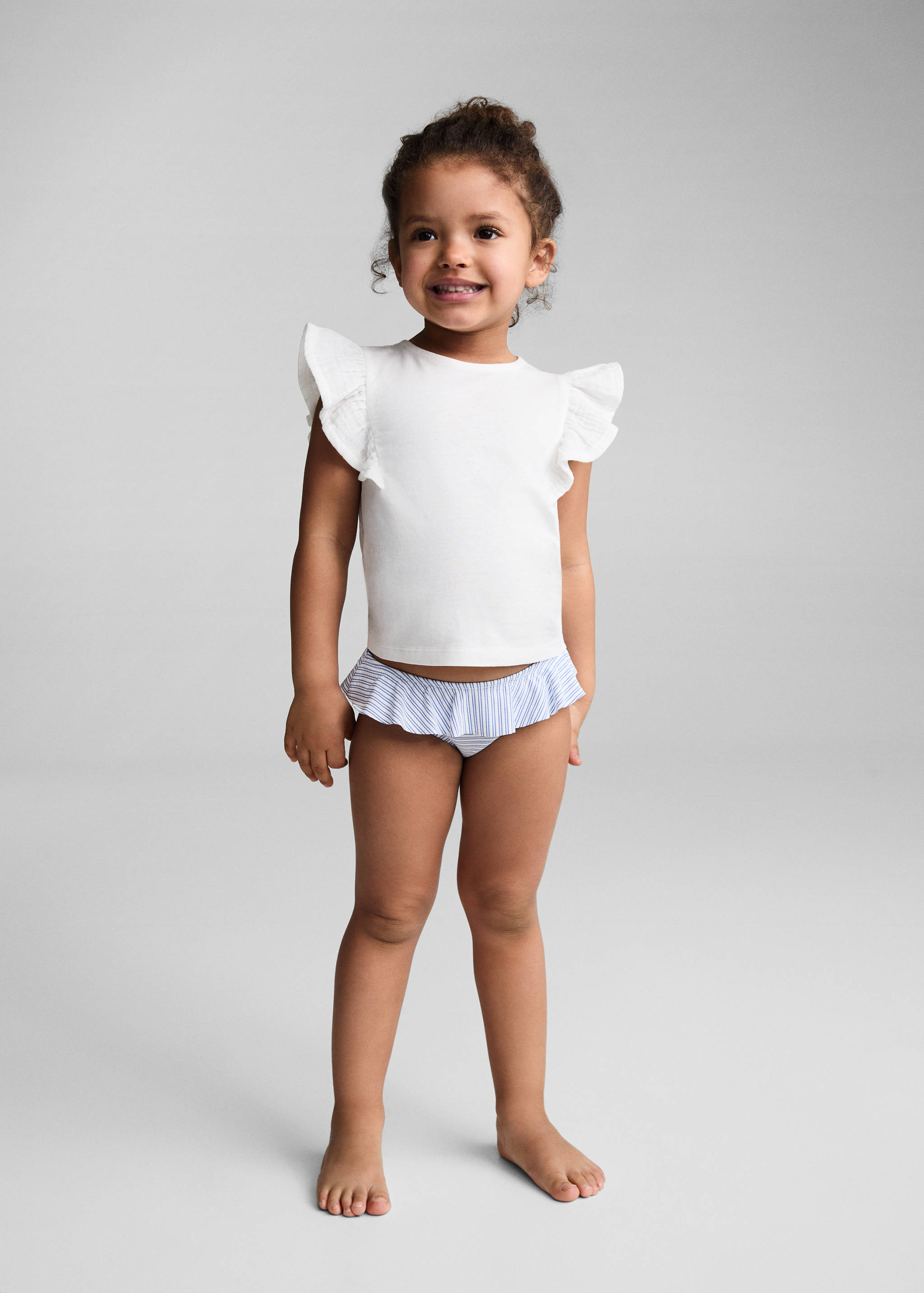 Striped bikini bottom - General plane