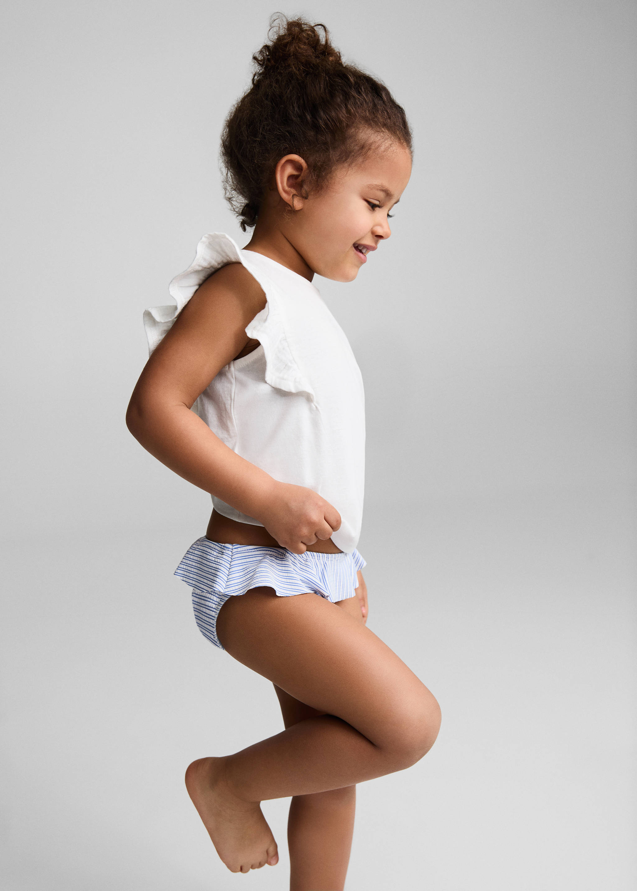 Striped bikini bottom - Medium plane