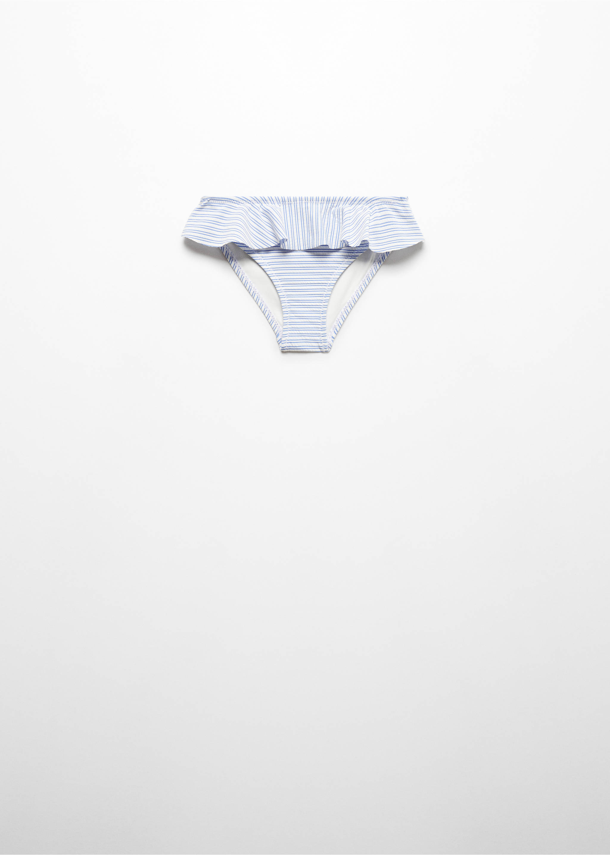 Striped bikini bottom - Article without model, Blue. Ref: 67096325-00.