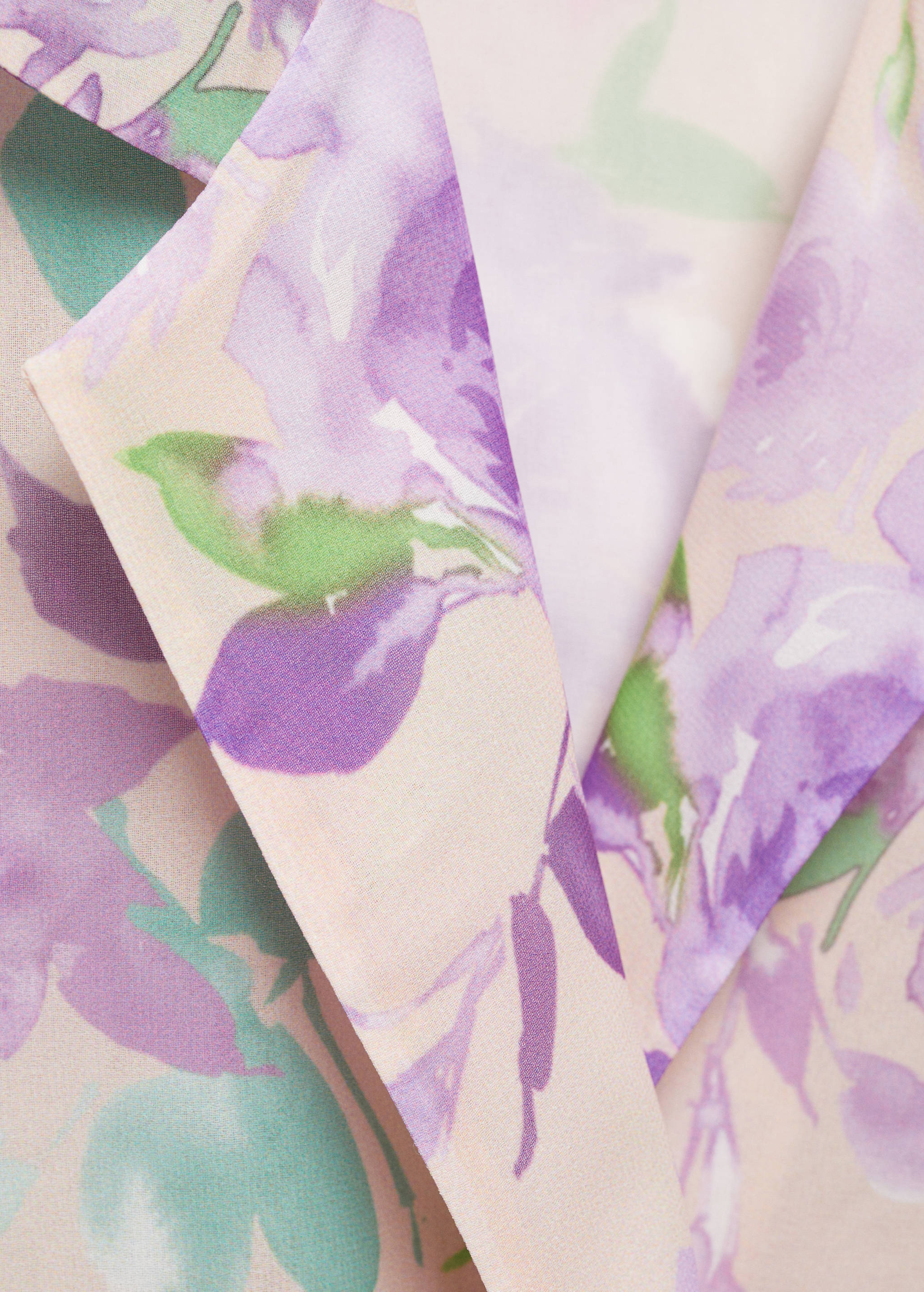 Blouse cache-cœur en imprimé fleuri - Détail de l'article 8
