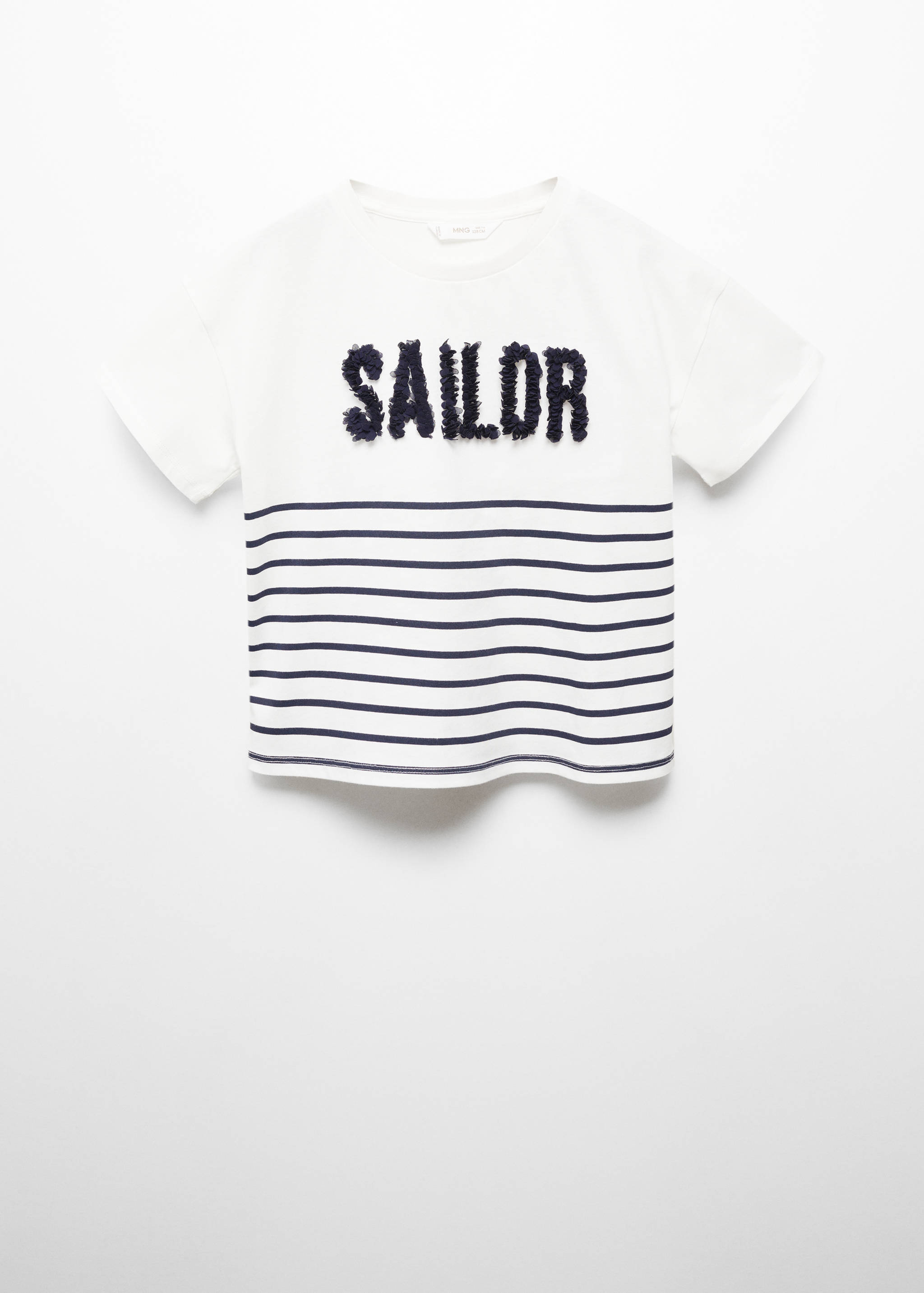 Shirt mit Aufschrift und Textur - Artikel ohne Model