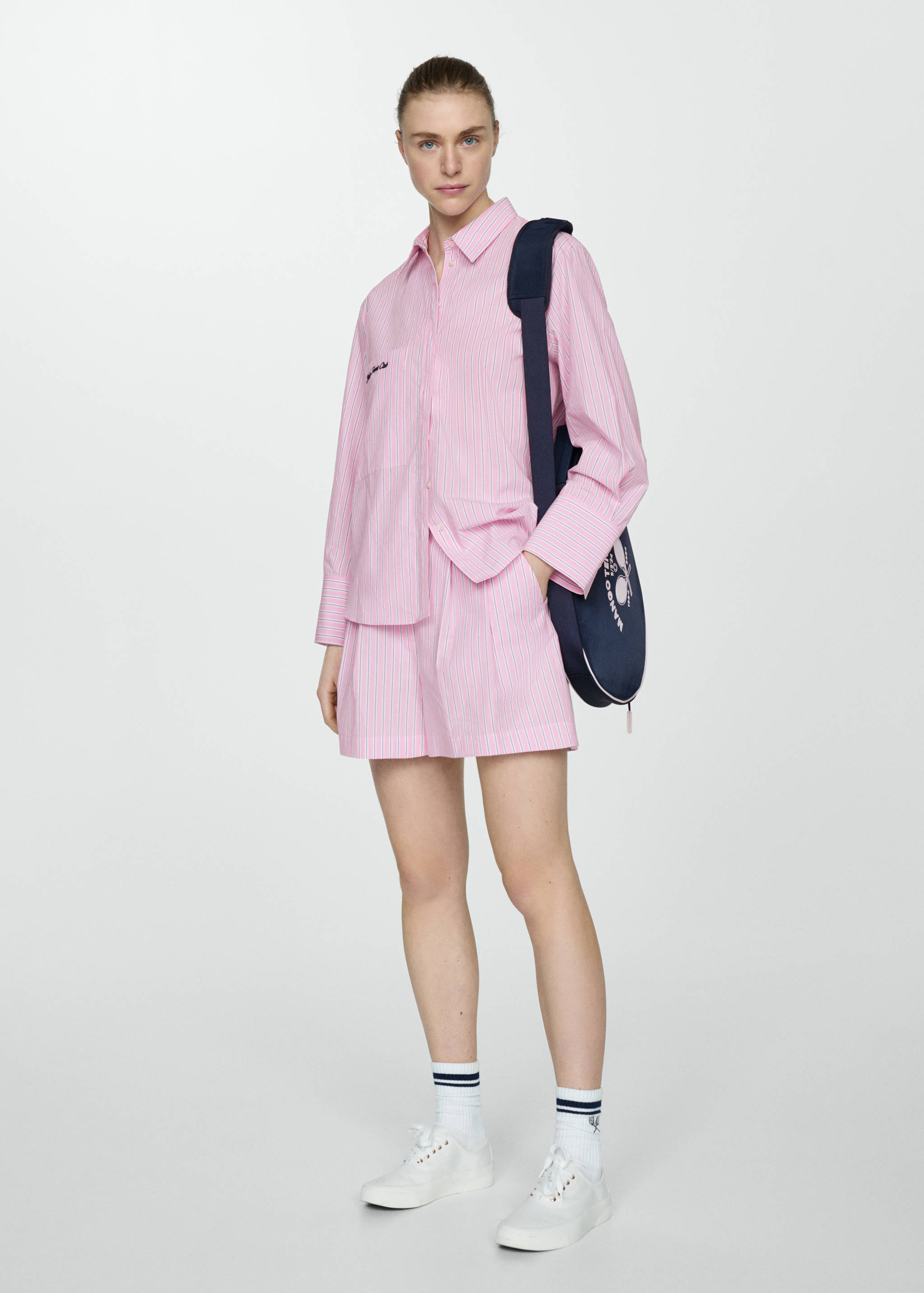 Short rayures coton - Plan général